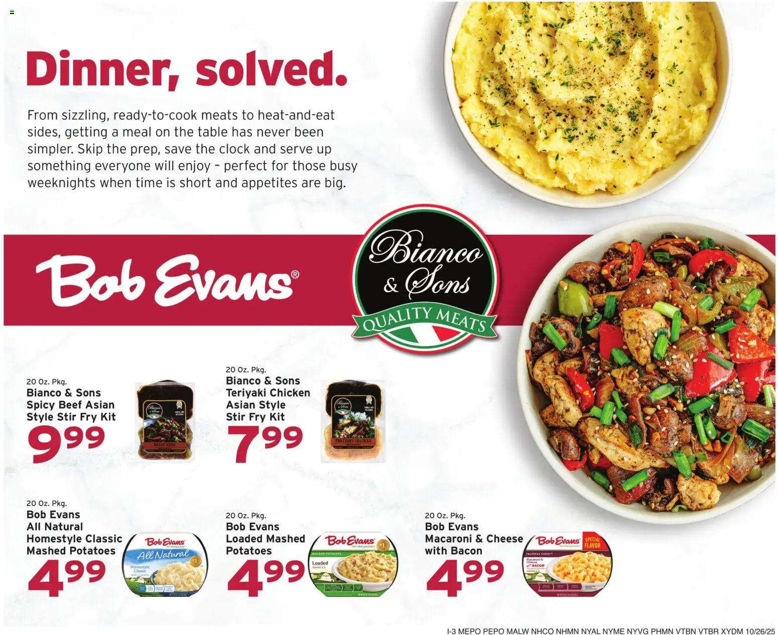 Hannaford Weekly Ad - valid from 26.10.2025 | Page: 17 | Products: Table, Cheese, Beef, Potatoes