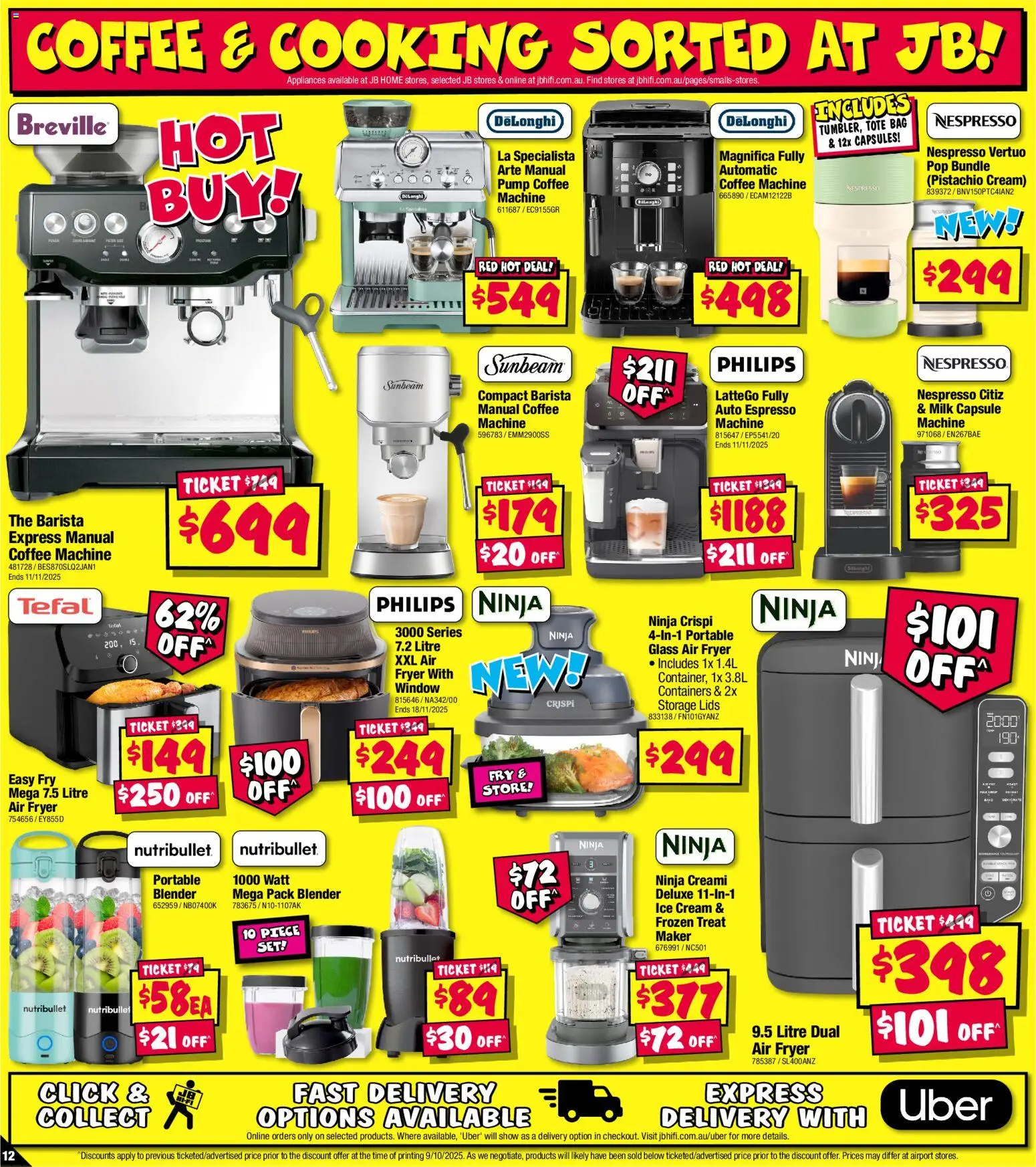 JB Hi-Fi catalogue - valid from 23.10.2025 | Page: 12 | Products: Milk, Cream, Blender, Portable