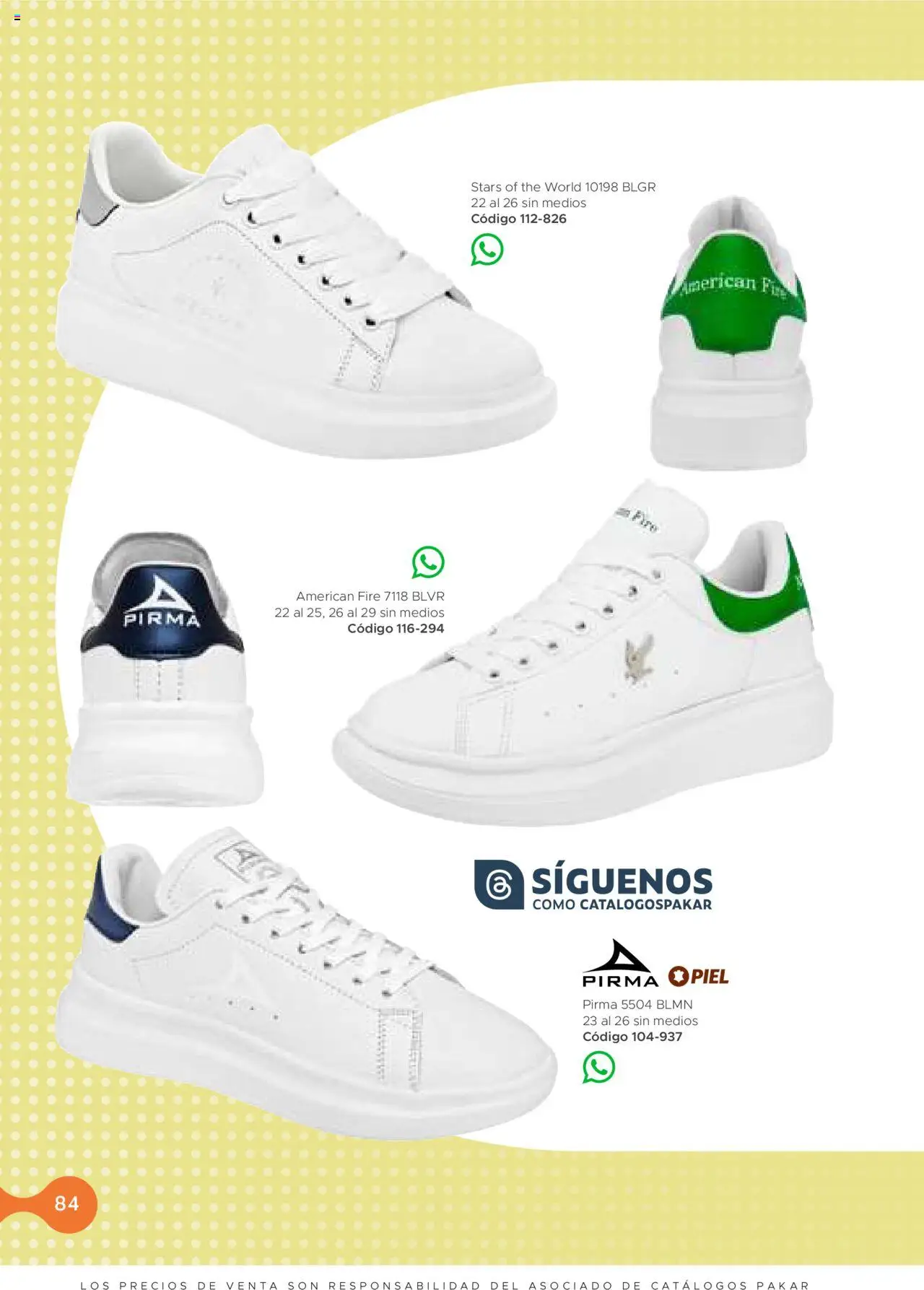 Nuevas ofertas de SC Pakar válidas en toda la República Mexicana desde el 24.07.2025. ¡Encuentra las mejores ofertas en SC Pakar - Catálogo Junior otoño / invierno! | Página: 84