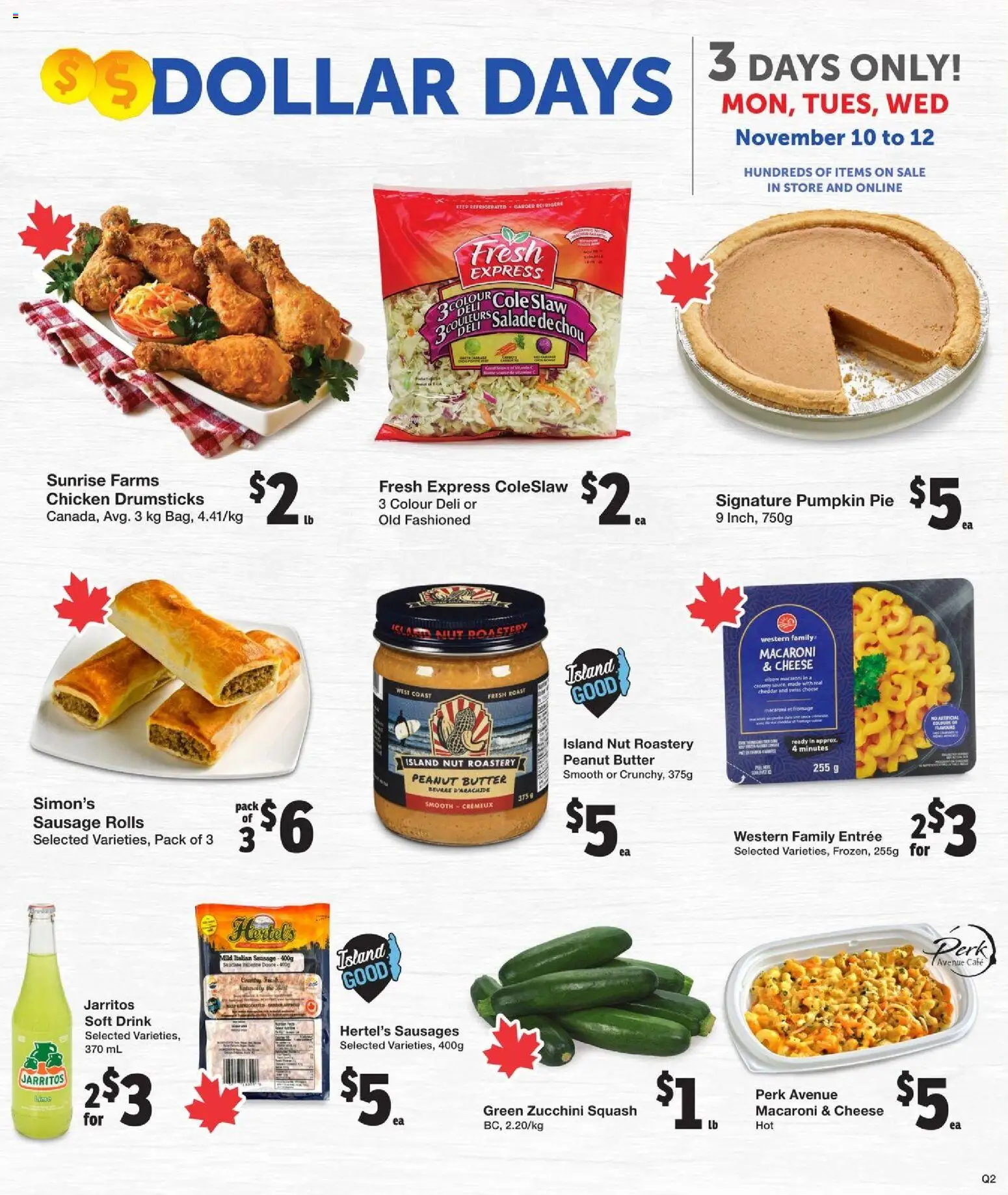 Quality Foods flyer valid from 06.11.2025 | Page: 12 | Products: Butter, Cheese, Pumpkin, Chicken