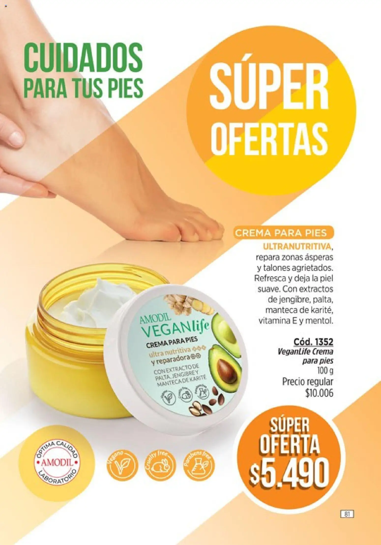 Amodil - Campaña 8 │ válido desde el 08.04.2026 | Página: 81 | Productos: Manteca, Crema