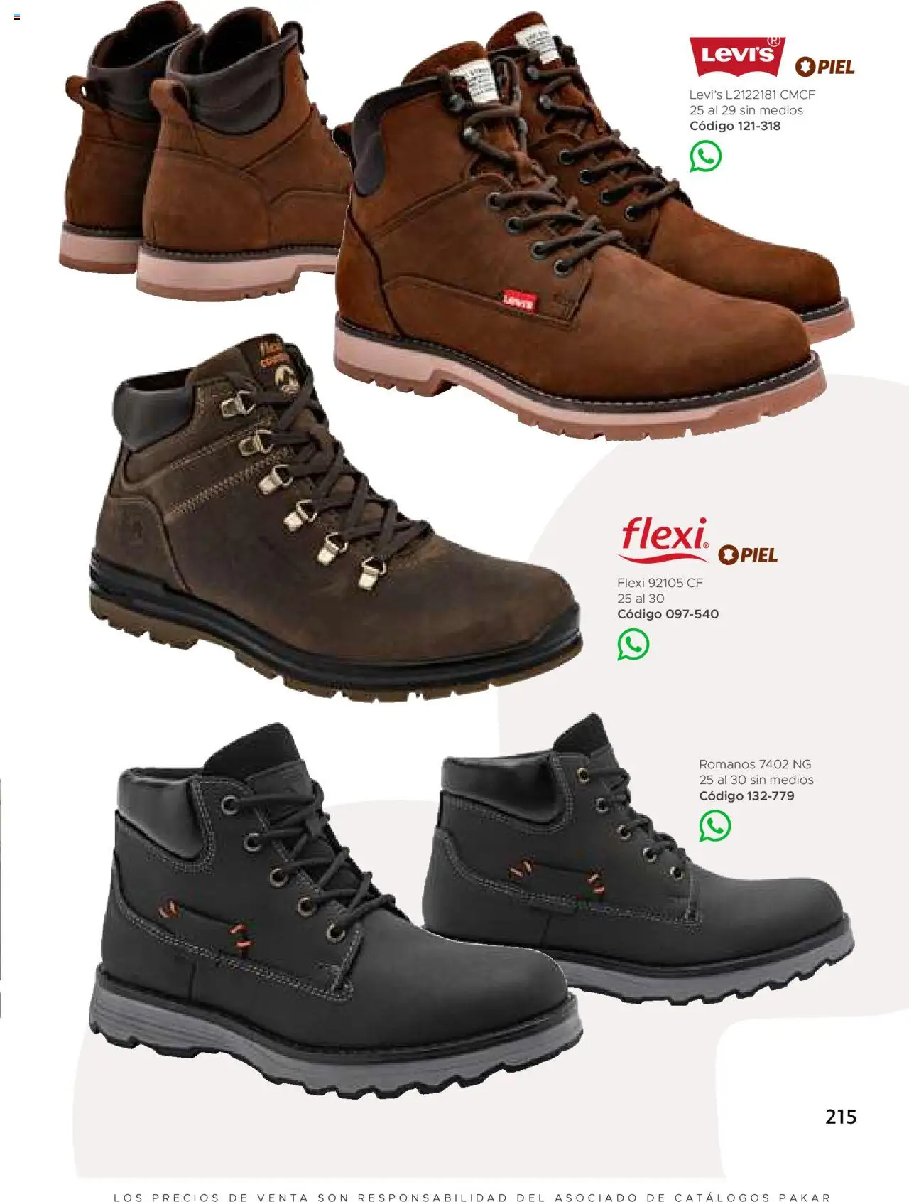 Nuevas ofertas de SC Pakar válidas en toda la República Mexicana desde el 24.07.2025. ¡Encuentra las mejores ofertas en SC Pakar - Catálogo Hombre otoño / invierno! | Página: 215