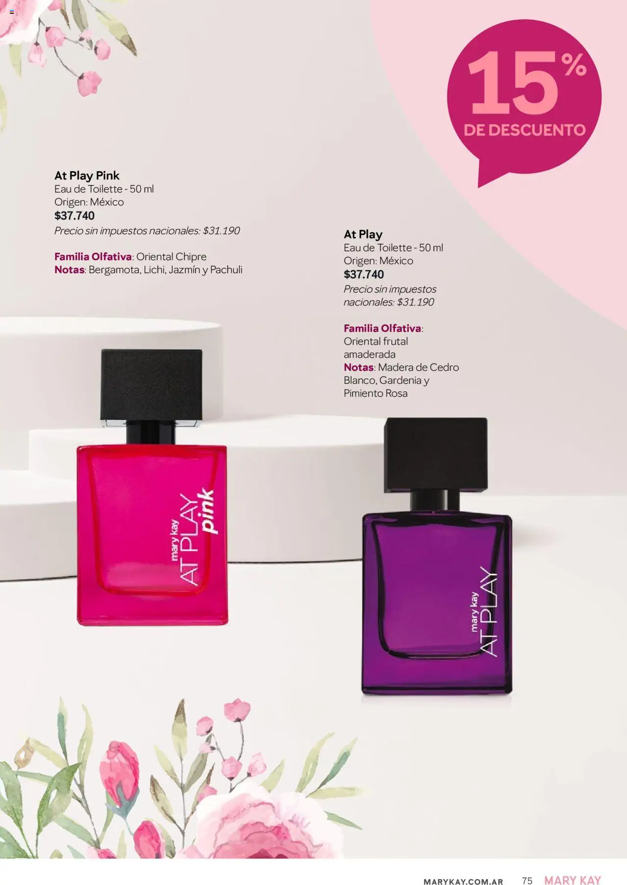 Mary Kay - Catálogo Look Primavera 2025 │ válido desde el 01.10.2025 | Página: 75 | Productos: Eau de toilette, Pimiento