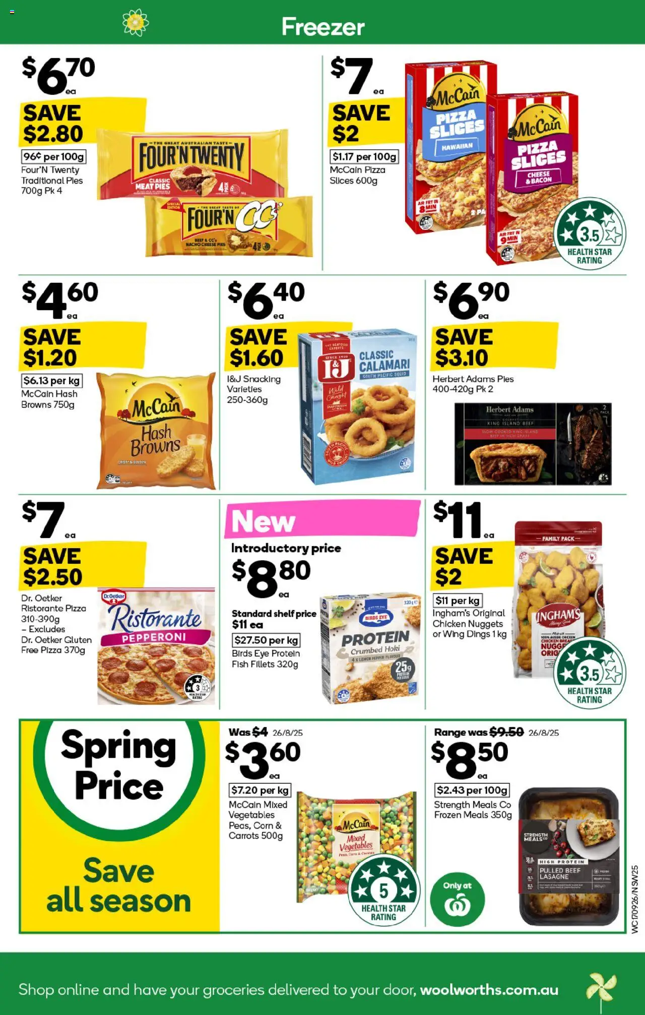 Woolworths catalogue - valid from 17.09.2025 | Page: 23 | Products: Pizza, Beef, Meat, Vegetables