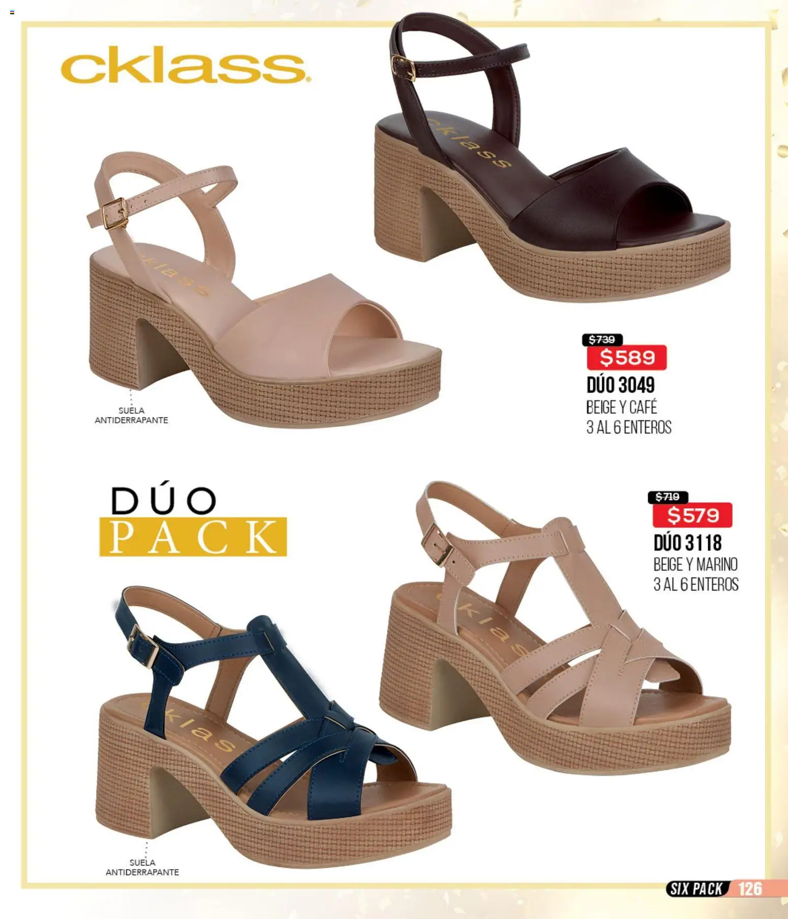 Nuevas ofertas de Cklass válidas en toda la República Mexicana desde el 02.01.2026. ¡Encuentra las mejores ofertas en Cklass catálogo Rebajas Inicio de Año Calzado! | Página: 127 | Productos: Café