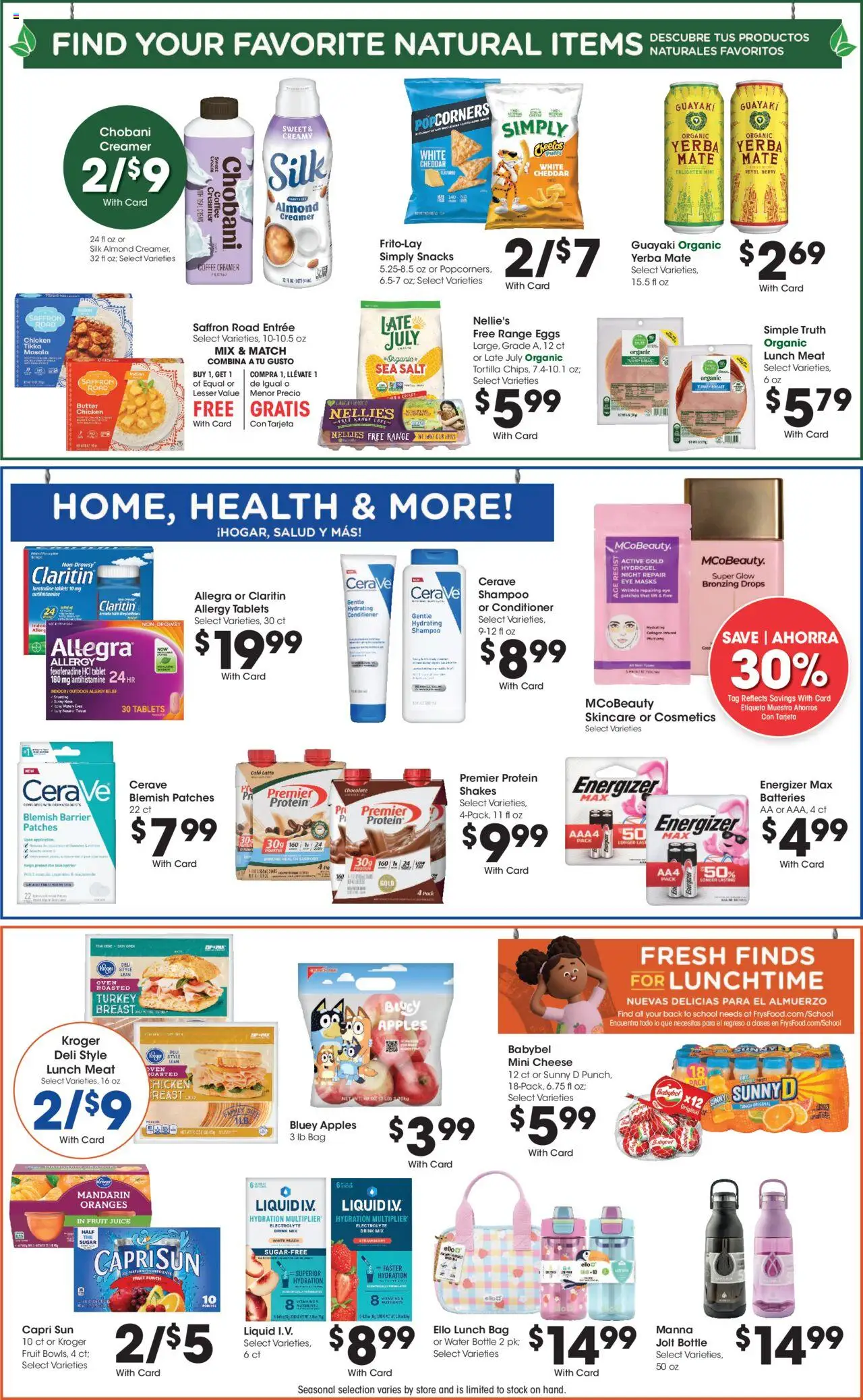 Fry's Food Weekly Ad - valid from 20.08.2025 | Page: 7 | Products: Butter, Peach, Bag, Oven