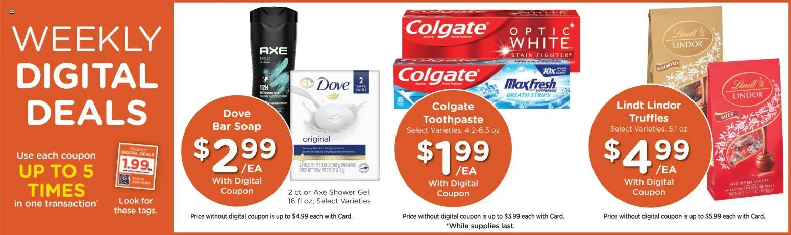 Fred Meyer Black Friday - valid from 05.11.2025 | Page: 4 | Products: Shower, Chocolate, Toothpaste, Bar Soap