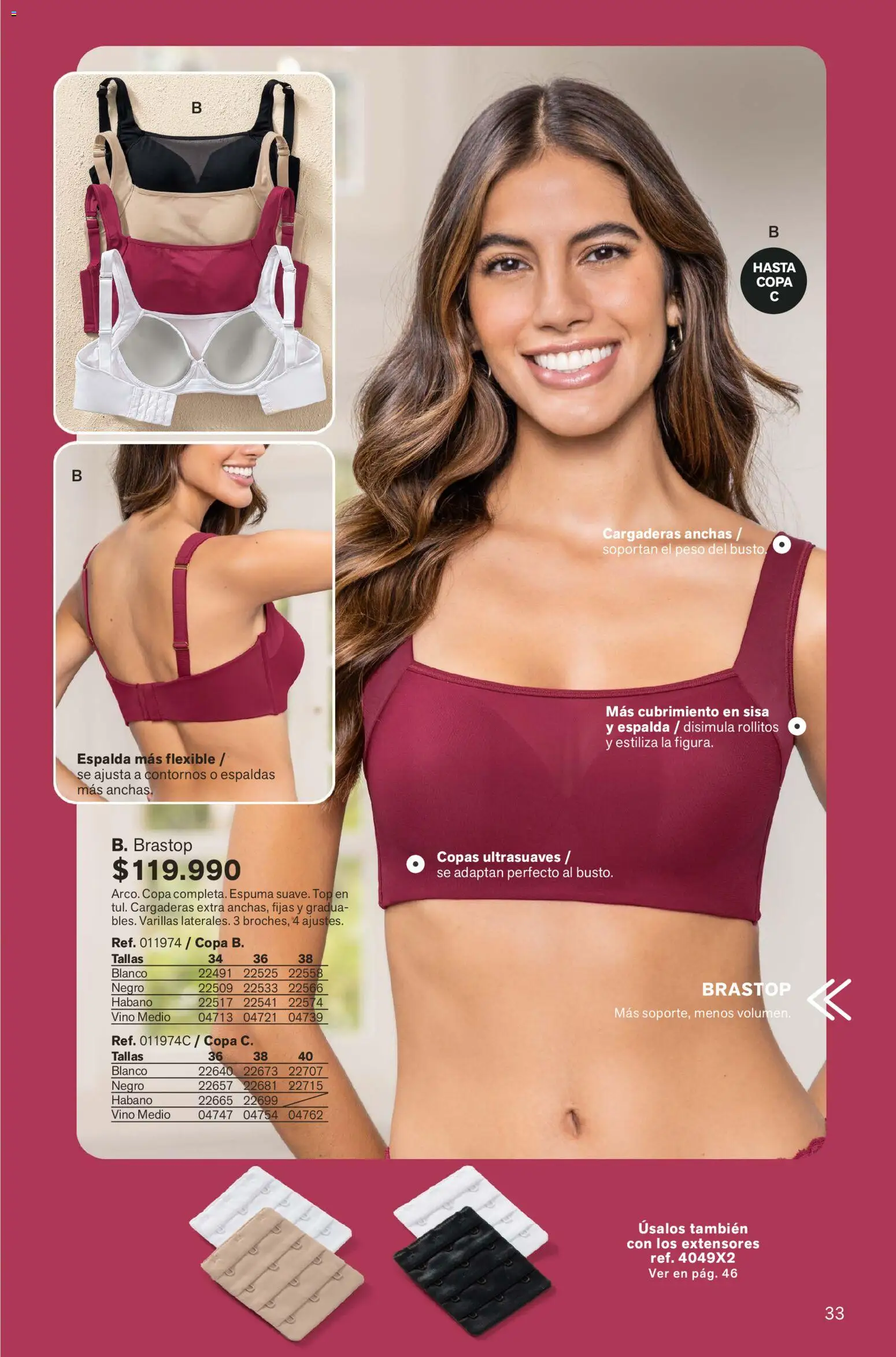 Leonisa revista - valida desde el 01.02.2026 | Página: 33 | Productos: Espuma, Peso, Top, Vino