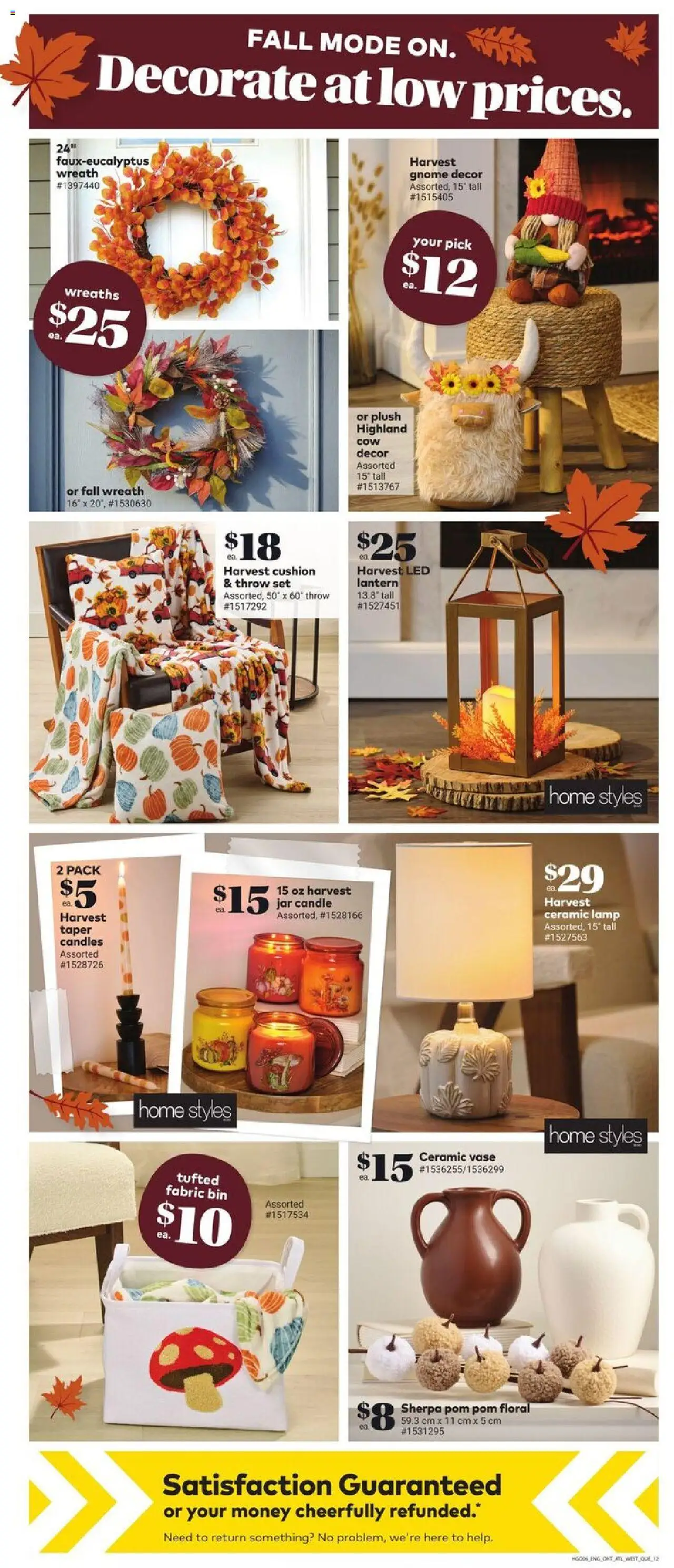 Giant Tiger flyer valid from 10.09.2025 | Page: 14 | Products: Vase, Lamp