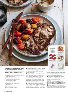 Coles catalogue - valid from 03.07.2025 | Page: 30 | Products: Mushrooms, Beef, Sauce, Oven