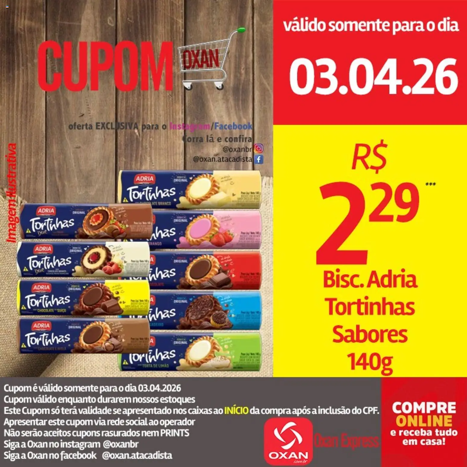 Oxan Atacadista Folheto - válido de 03.04.2026 | Página: 20 | Produtos: Chocolate