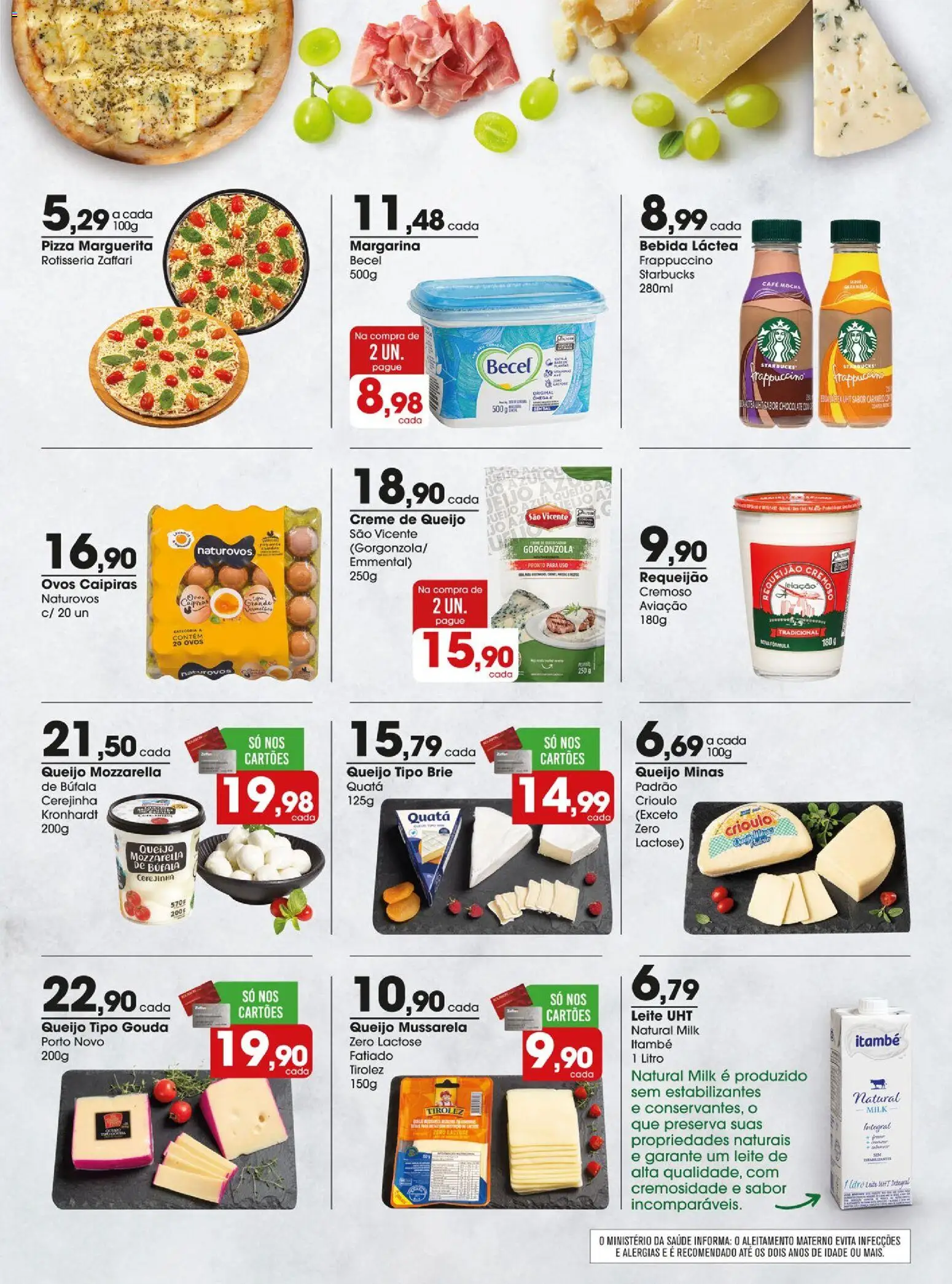 Zaffari Folheto - válido de 28.04.2026 | Página: 13 | Produtos: Queijo, Café, Brie, Requeijão