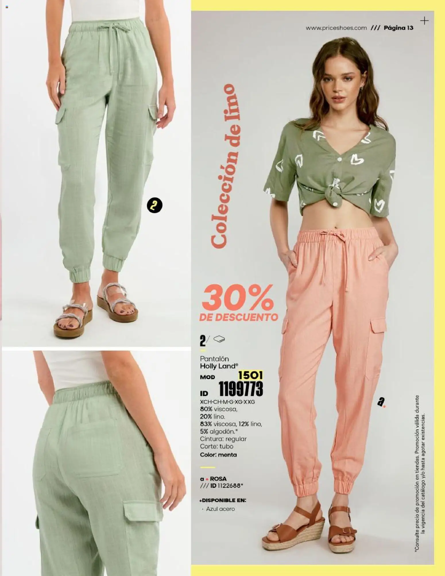 Nuevas ofertas de Price Shoes válidas en toda la República Mexicana desde el 23.01.2026. ¡Encuentra las mejores ofertas en Price Shoes catálogo Oportunidades! | Página: 13 | Productos: Algodón