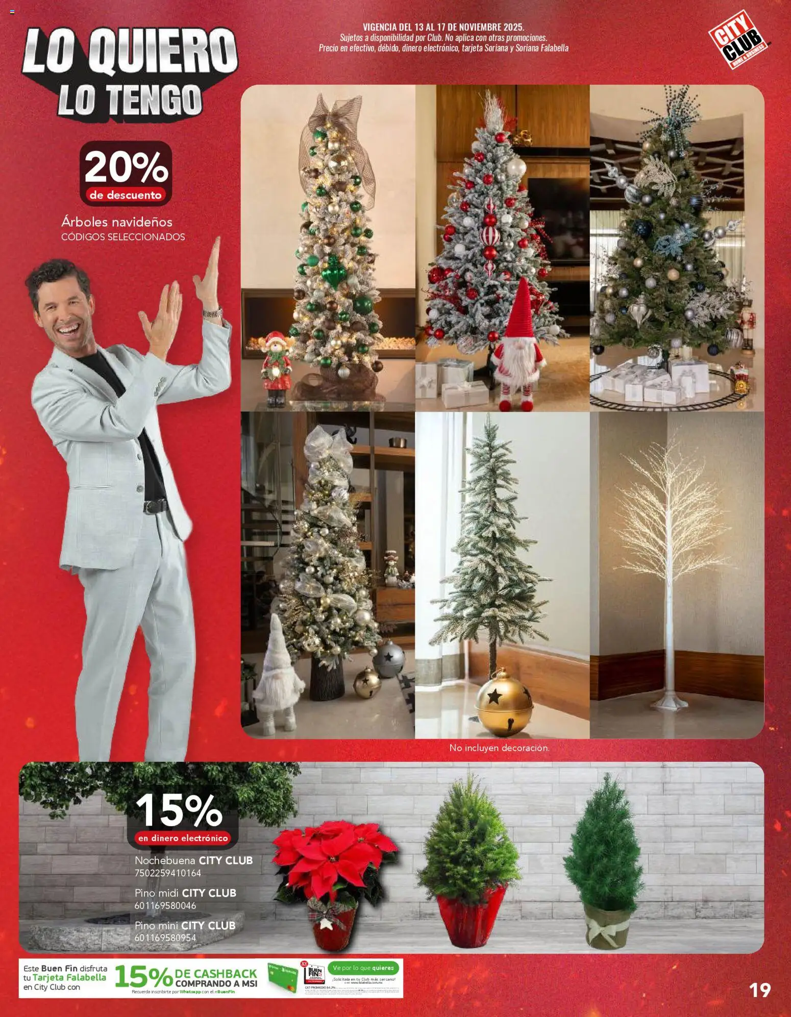 Nuevas ofertas de City Club válidas en toda la República Mexicana desde el 12.11.2025. ¡Encuentra las mejores ofertas en City Club Buen Fin! | Página: 19