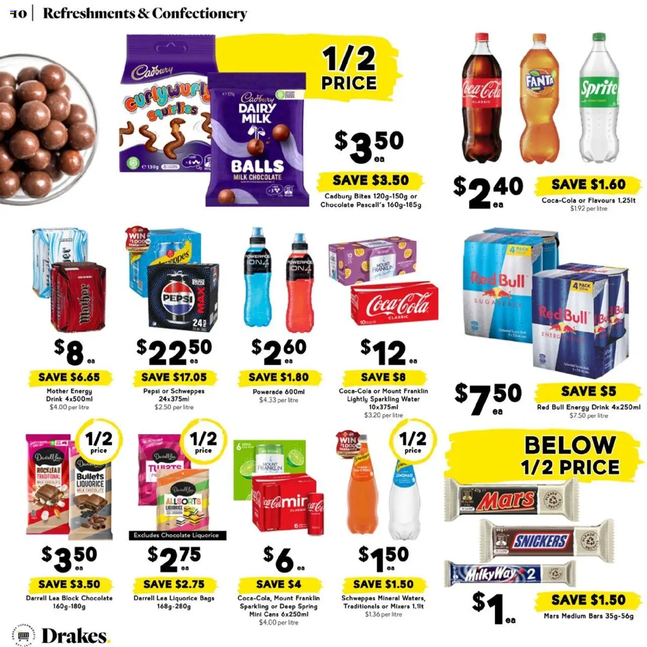 Drakes catalogue - valid from 18.06.2025 | Page: 10 | Products: Dairy, Coca Cola, Water, Sugar