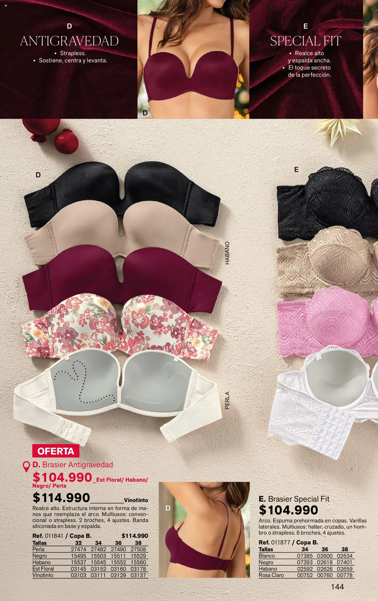 Leonisa revista - valida desde el 13.11.2025 | Página: 144 | Productos: Espuma, Brasier