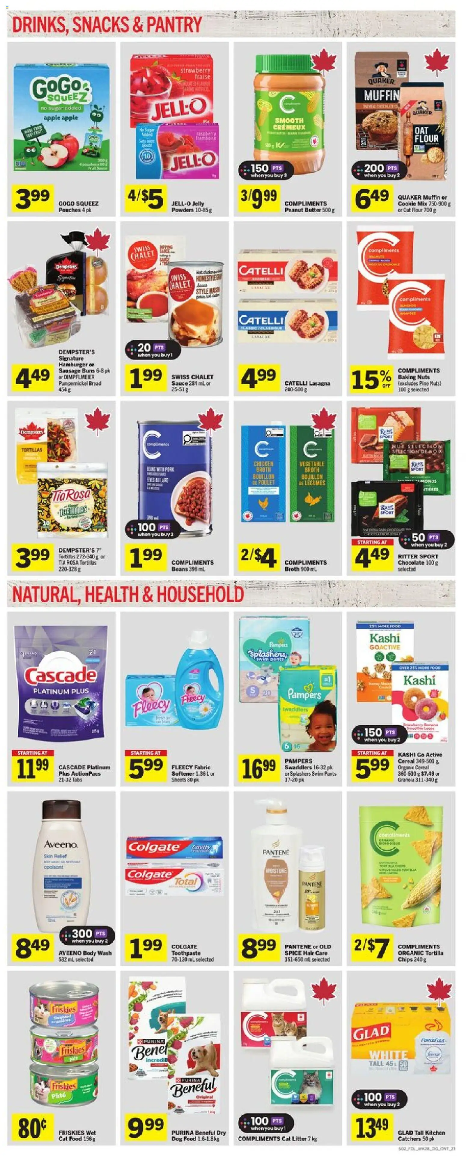 Foodland flyer valid from 06.11.2025 | Page: 8 | Products: Nuts, Body wash, Bread, Pants