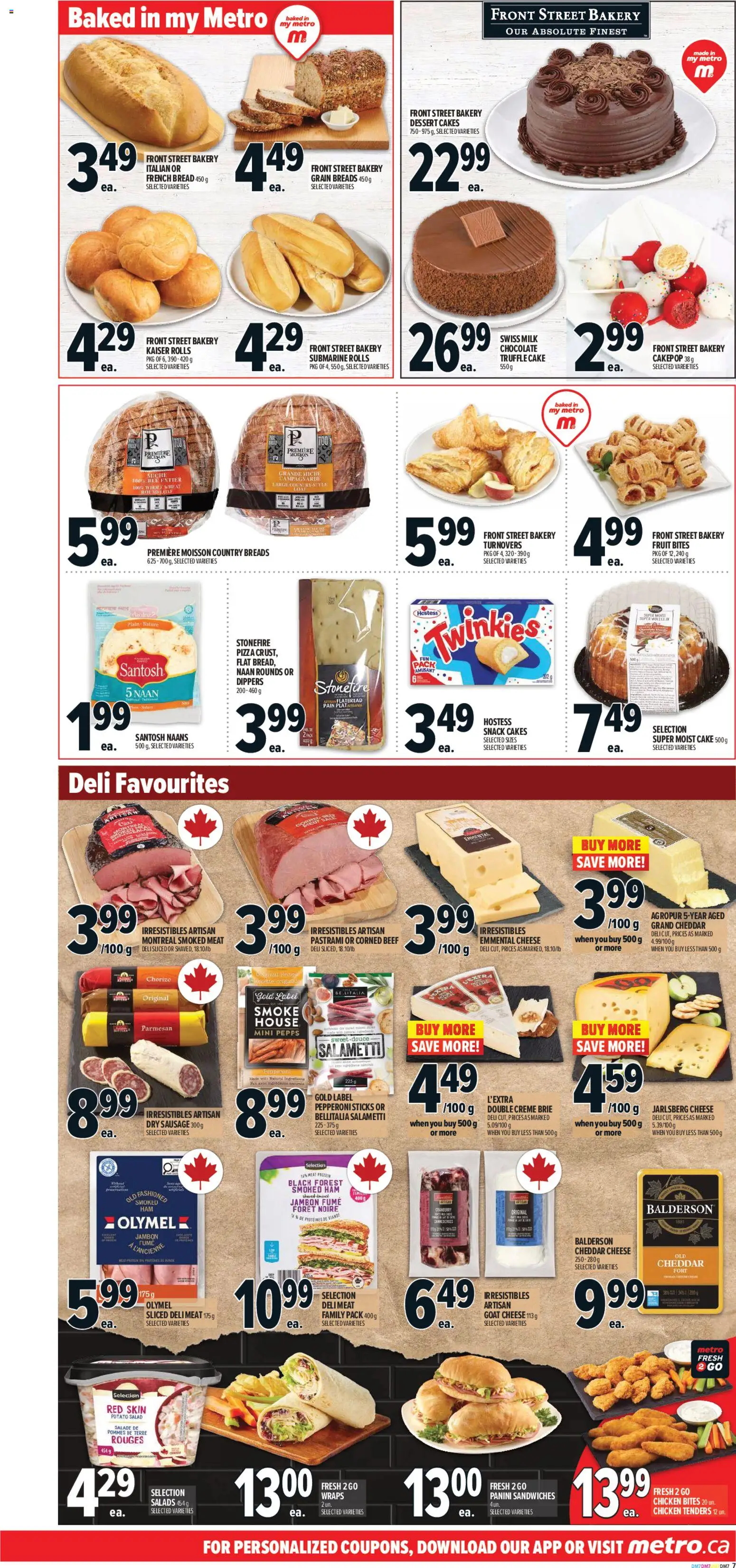 Metro flyer valid from 22.01.2026 | Page: 13 | Products: Salad, Milk, Bread, Chicken