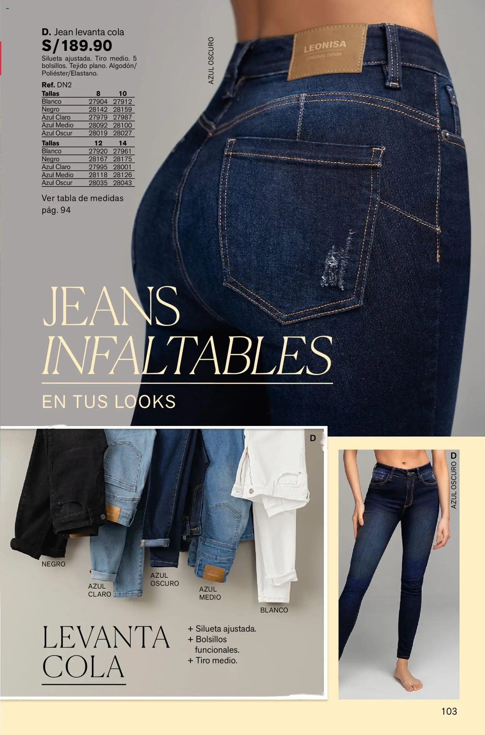 Catálogo Leonisa válido desde 23.10.2025 | Página: 103 | Productos: Jeans