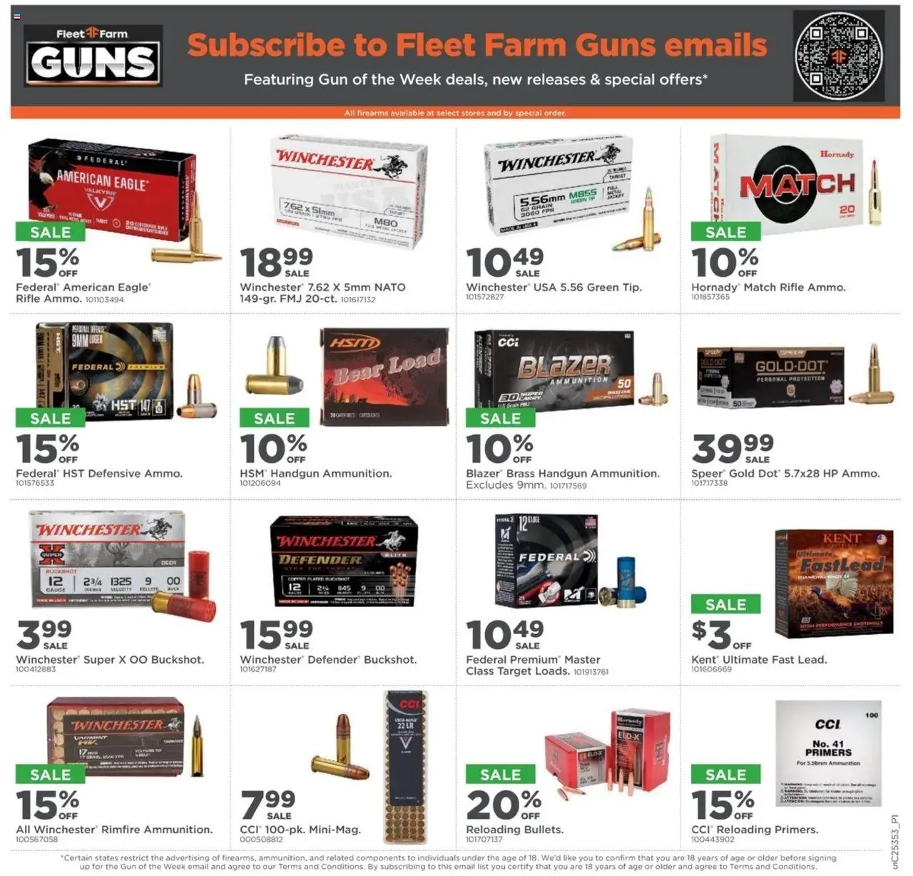 Mills Fleet Farm Take Aim - valid from 28.08.2025 | Page: 5 | Products: Gun, Handgun, Rifle, Rimfire