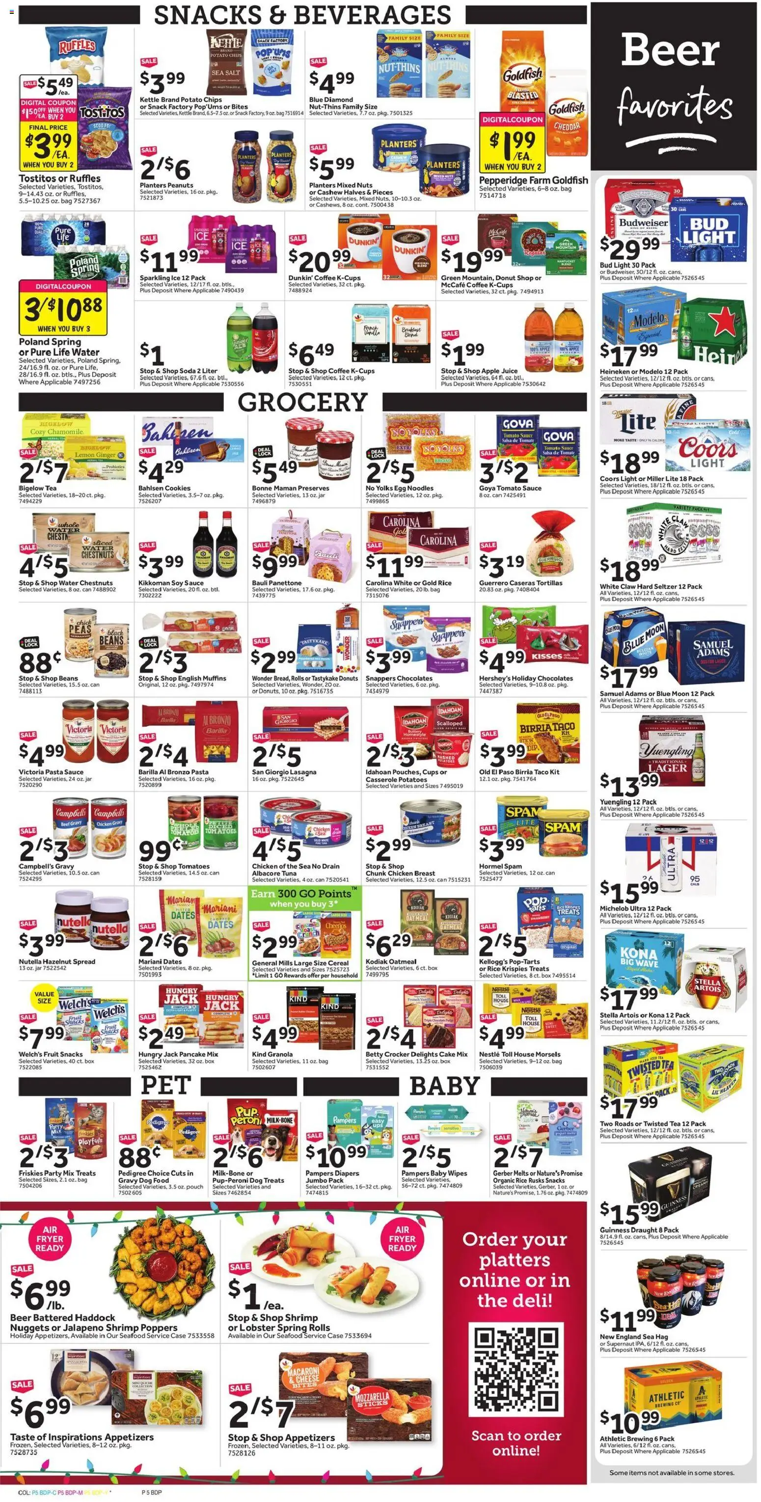Stop & Shop Weekly Circular - CT - valid from 19.12.2025 | Page: 8 | Products: Ginger, Beer, Tea, Chips