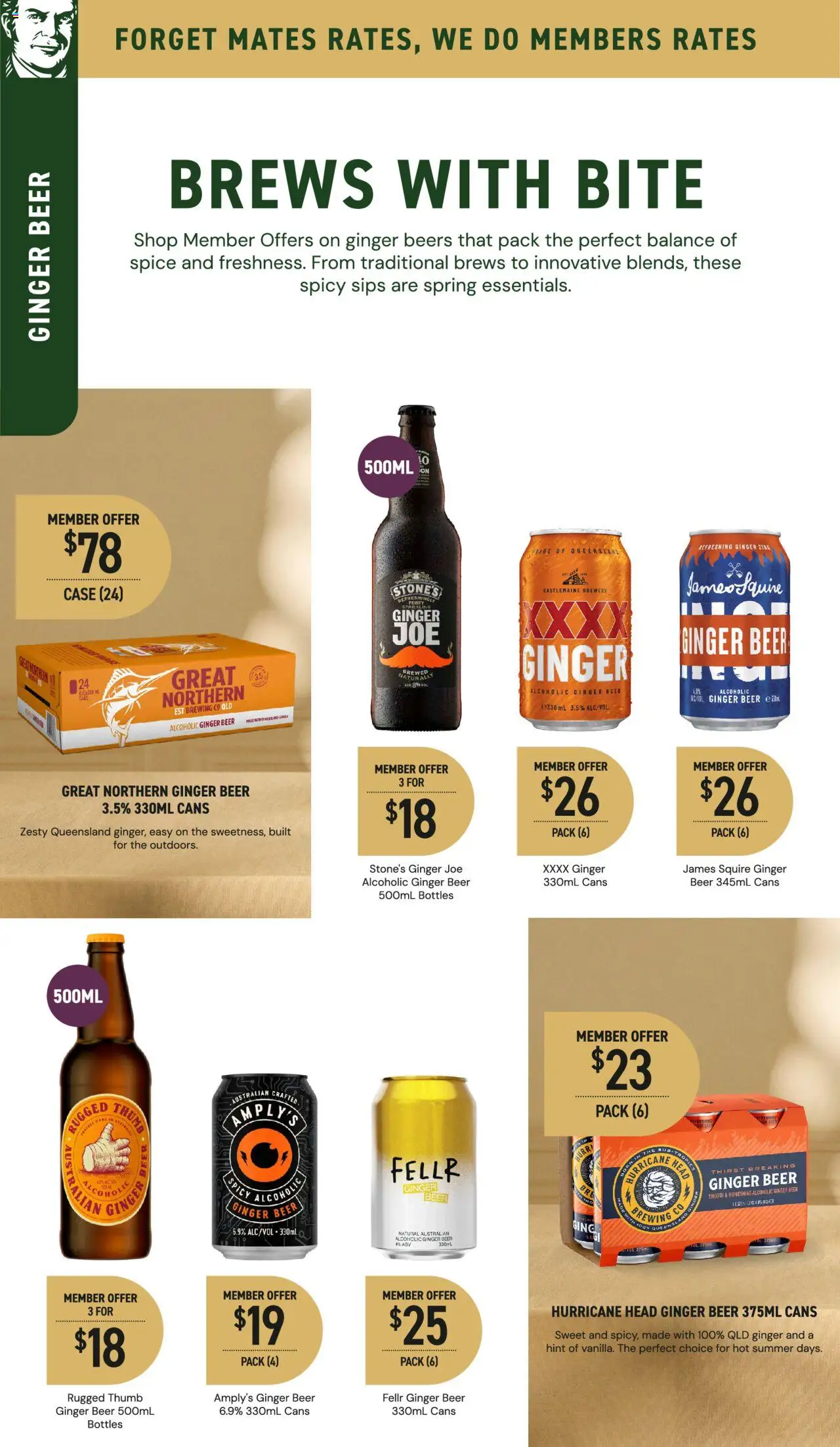Dan Murphy's catalogue - valid from 25.09.2025 | Page: 33 | Products: Ginger, Beer, Case