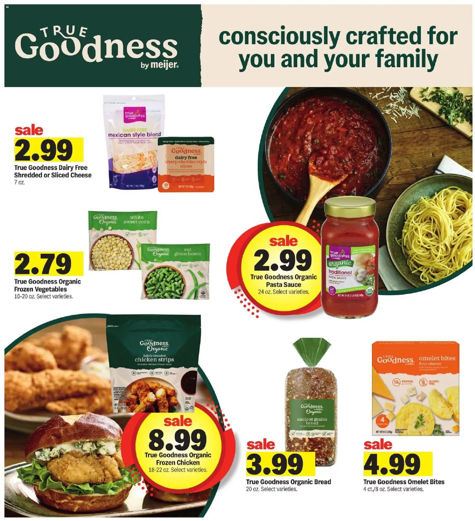 Meijer Weekly Ad - valid from 14.01.2026 | Page: 20 | Products: Corn, Cheese, Pasta, Sauce