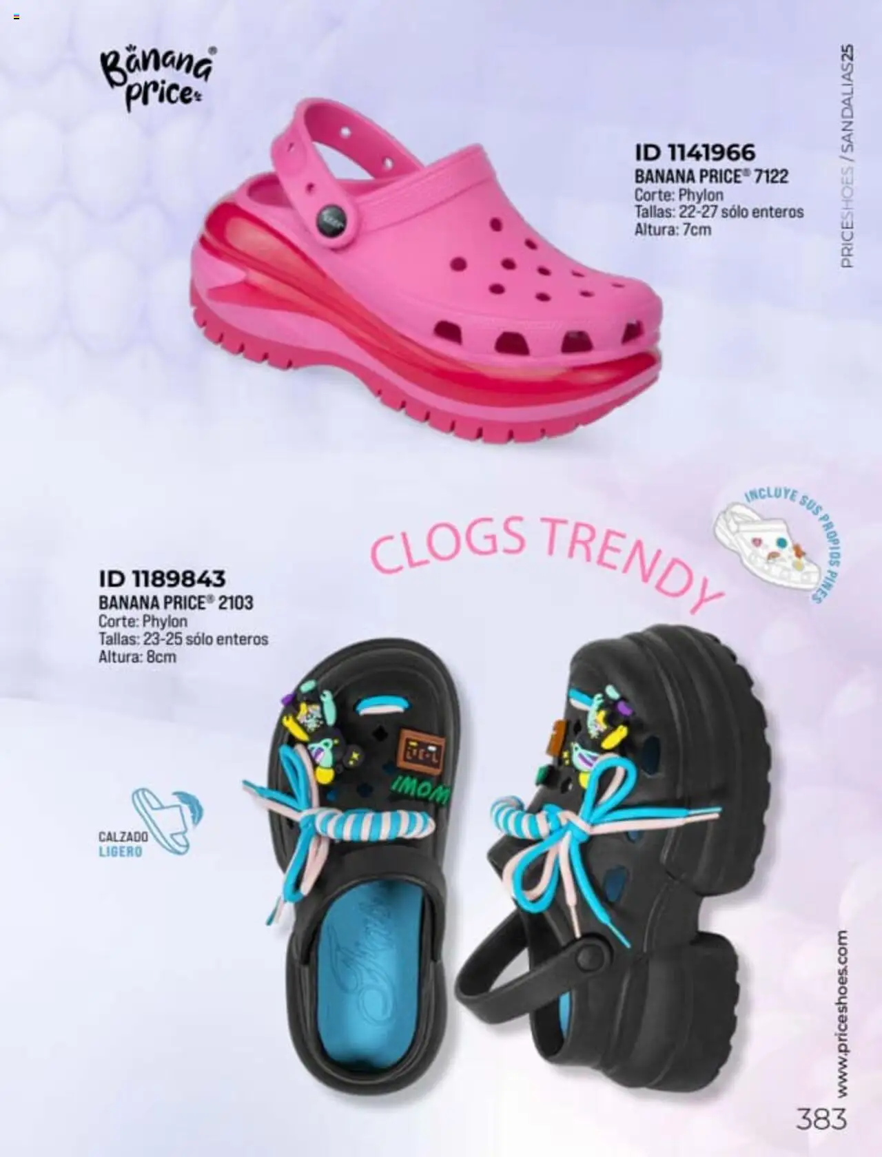 Nuevas ofertas de Price Shoes válidas en toda la República Mexicana desde el 27.01.2025. ¡Encuentra las mejores ofertas en Price Shoes catálogo Sandalias! | Página: 383