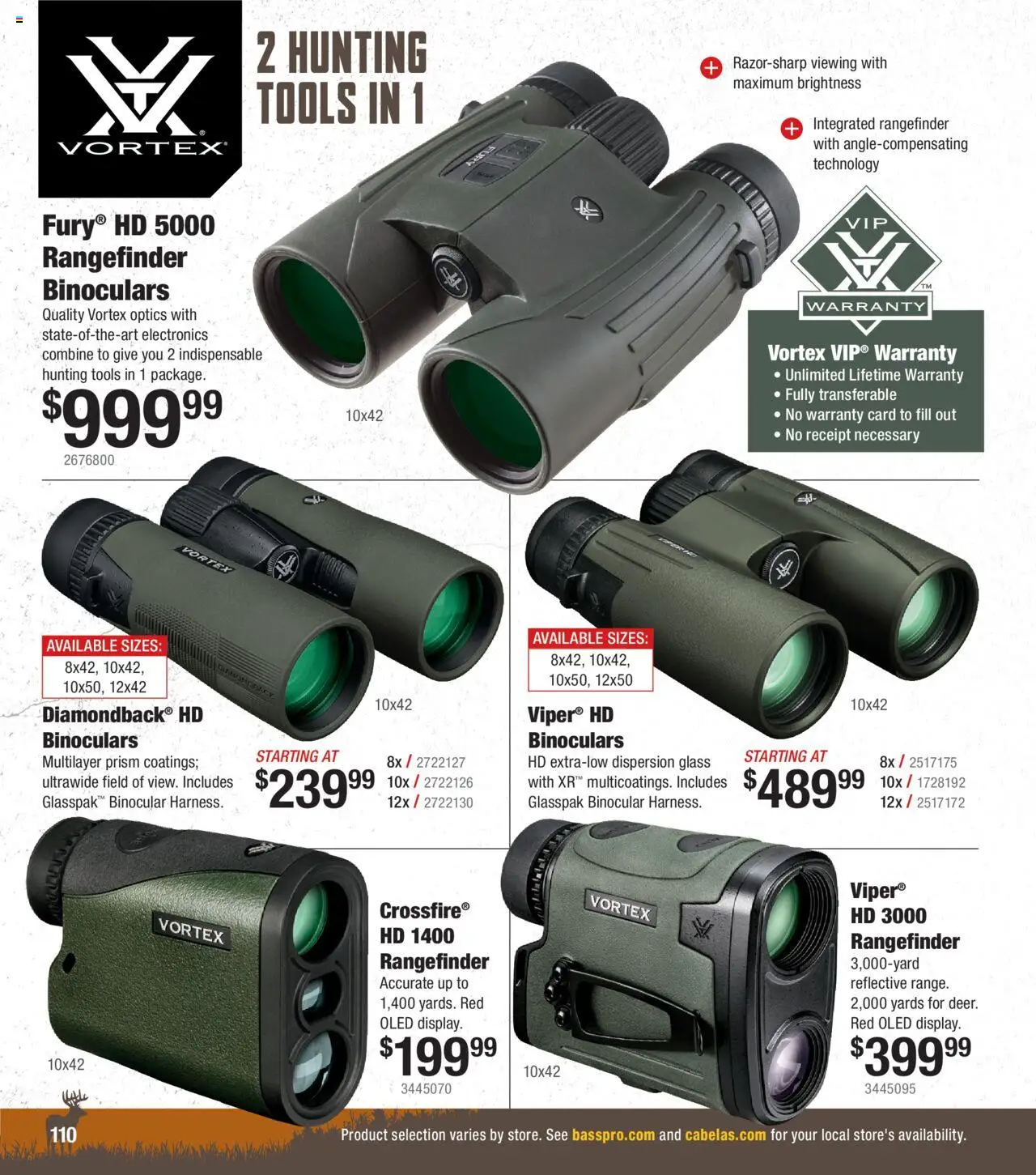 Cabela's Archery 25 - valid from 15.07.2025 | Page: 110 | Products: Binocular, Rangefinder