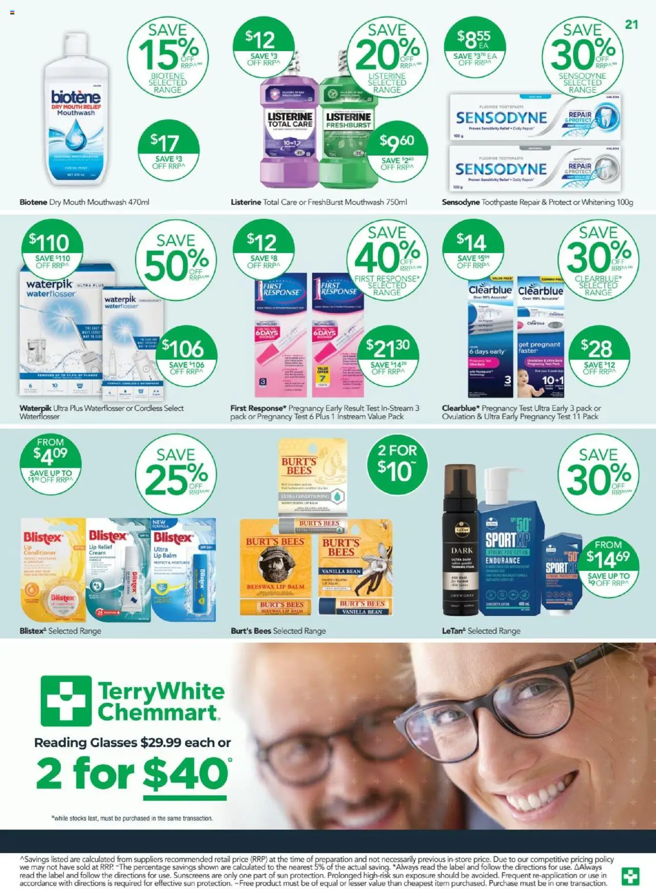Terry White catalogue - valid from 21.08.2025 | Page: 25 | Products: Conditioner, Toothpaste, Mouthwash, Glasses