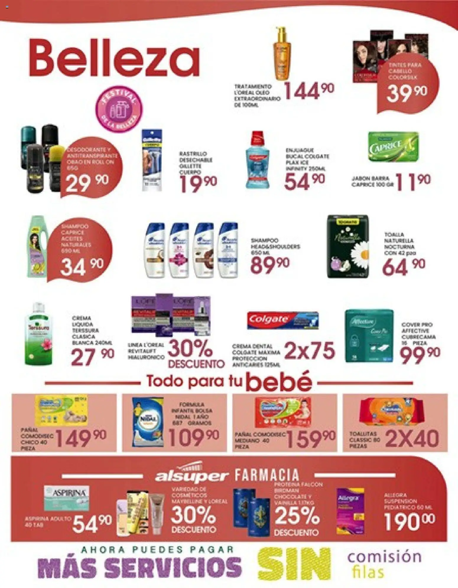 Nuevas ofertas de Alsuper válidas en toda la República Mexicana desde el 14.04.2026. ¡Encuentra las mejores ofertas en Alsuper folleto Durango! | Página: 4 | Productos: Desodorante, Bolsa, Chocolate, Jabón