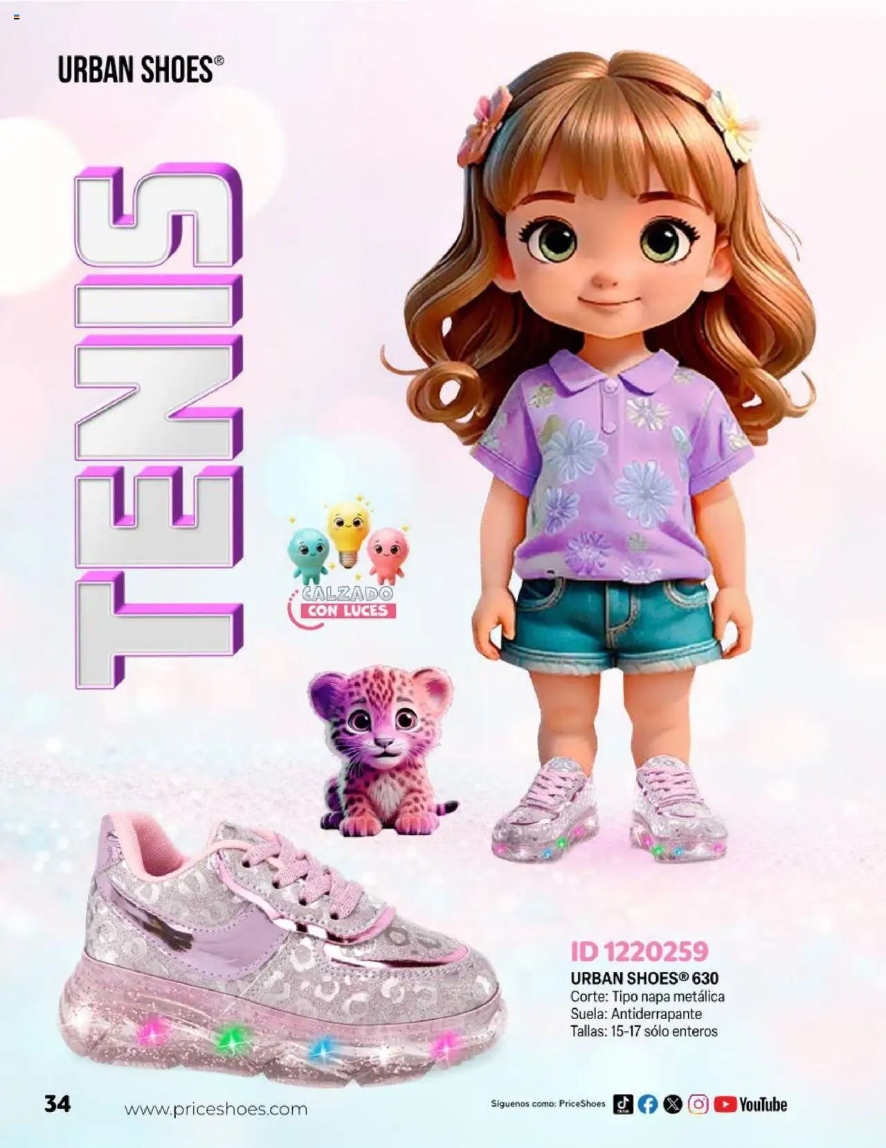 Nuevas ofertas de Price Shoes válidas en toda la República Mexicana desde el 23.04.2025. ¡Encuentra las mejores ofertas en Price Shoes catálogo Kids! | Página: 34 | Productos: Tenis