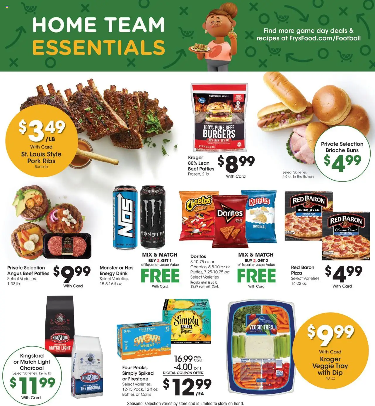 Fry's Food Weekly Ad - valid from 10.09.2025 | Page: 8 | Products: Bakery, Beef, Sugar, Oven