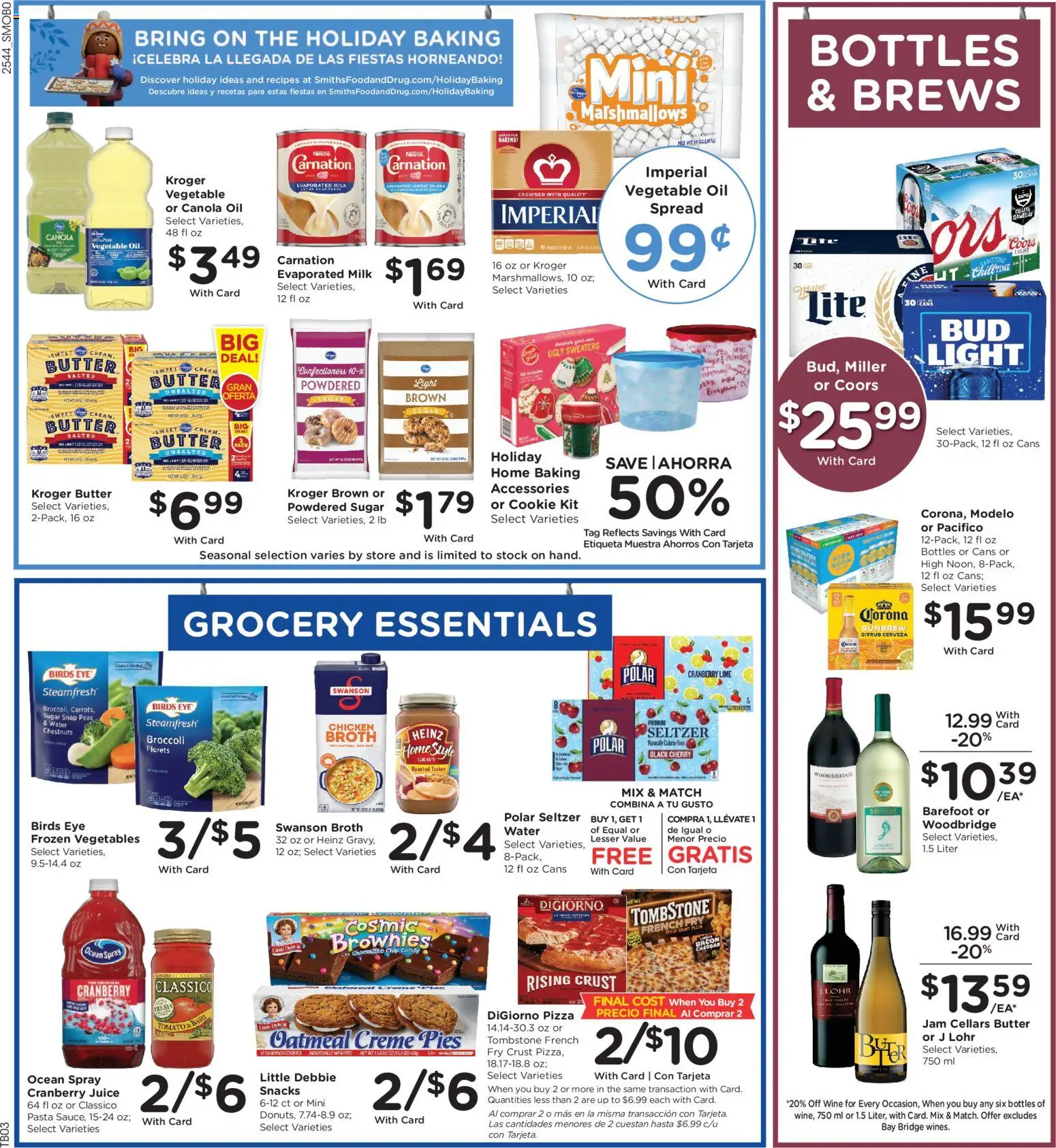 Smith's Weekly Ad - ID - valid from 03.12.2025 | Page: 6 | Products: Milk, Butter, Pizza, Sugar