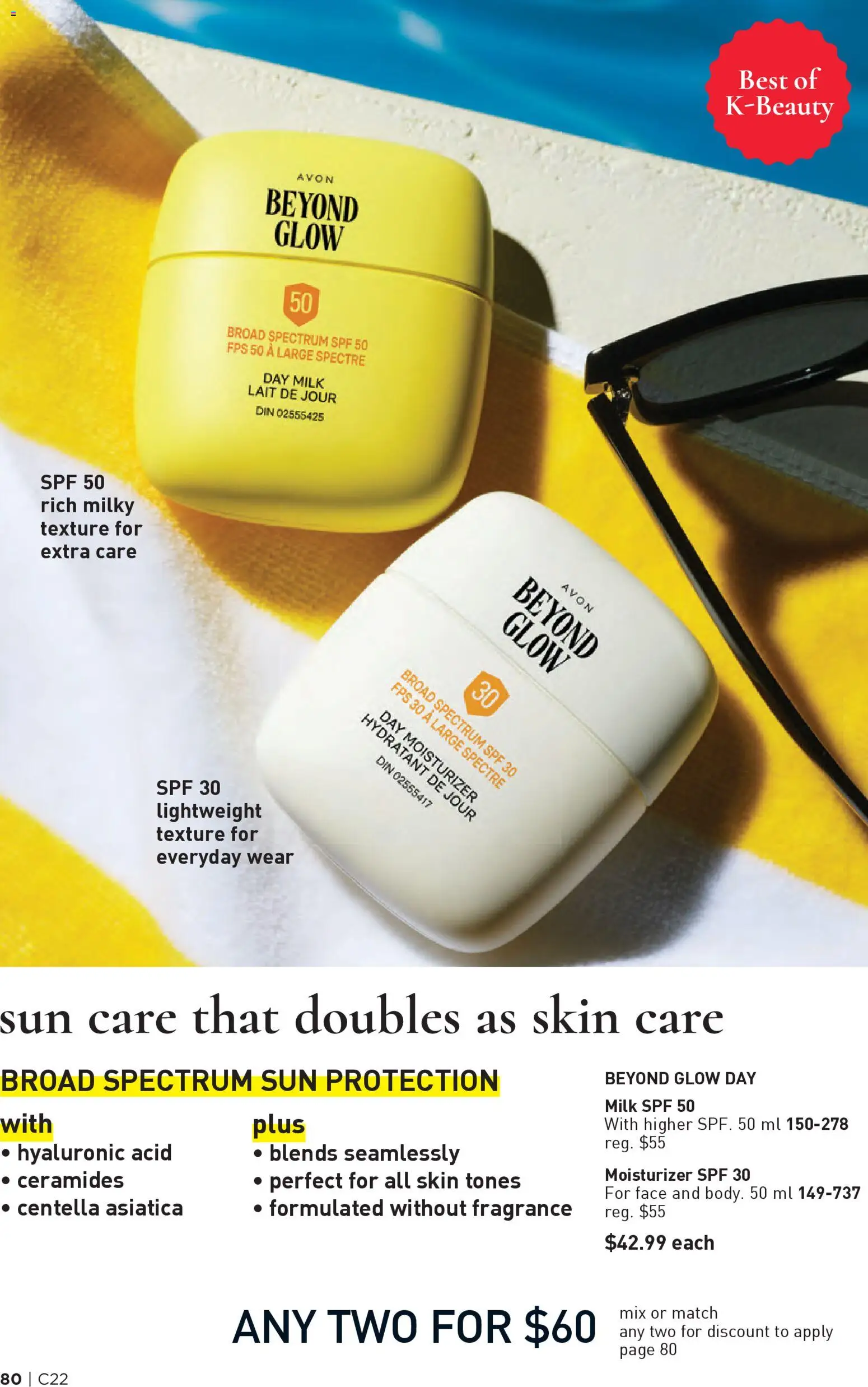 Avon flyer valid from 23.10.2025 | Page: 80 | Products: Fragrance, Sunscreen, Milk