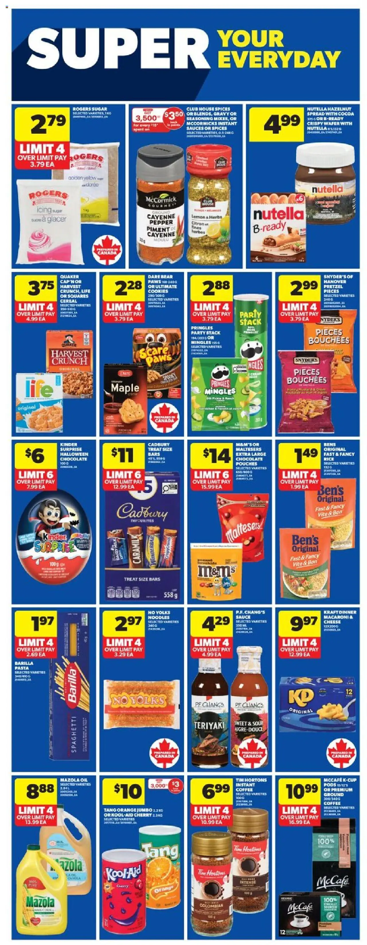 Real Canadian Superstore flyer valid from 11.09.2025 | Page: 21 | Products: Cap, Cheese, Oil, Coffee
