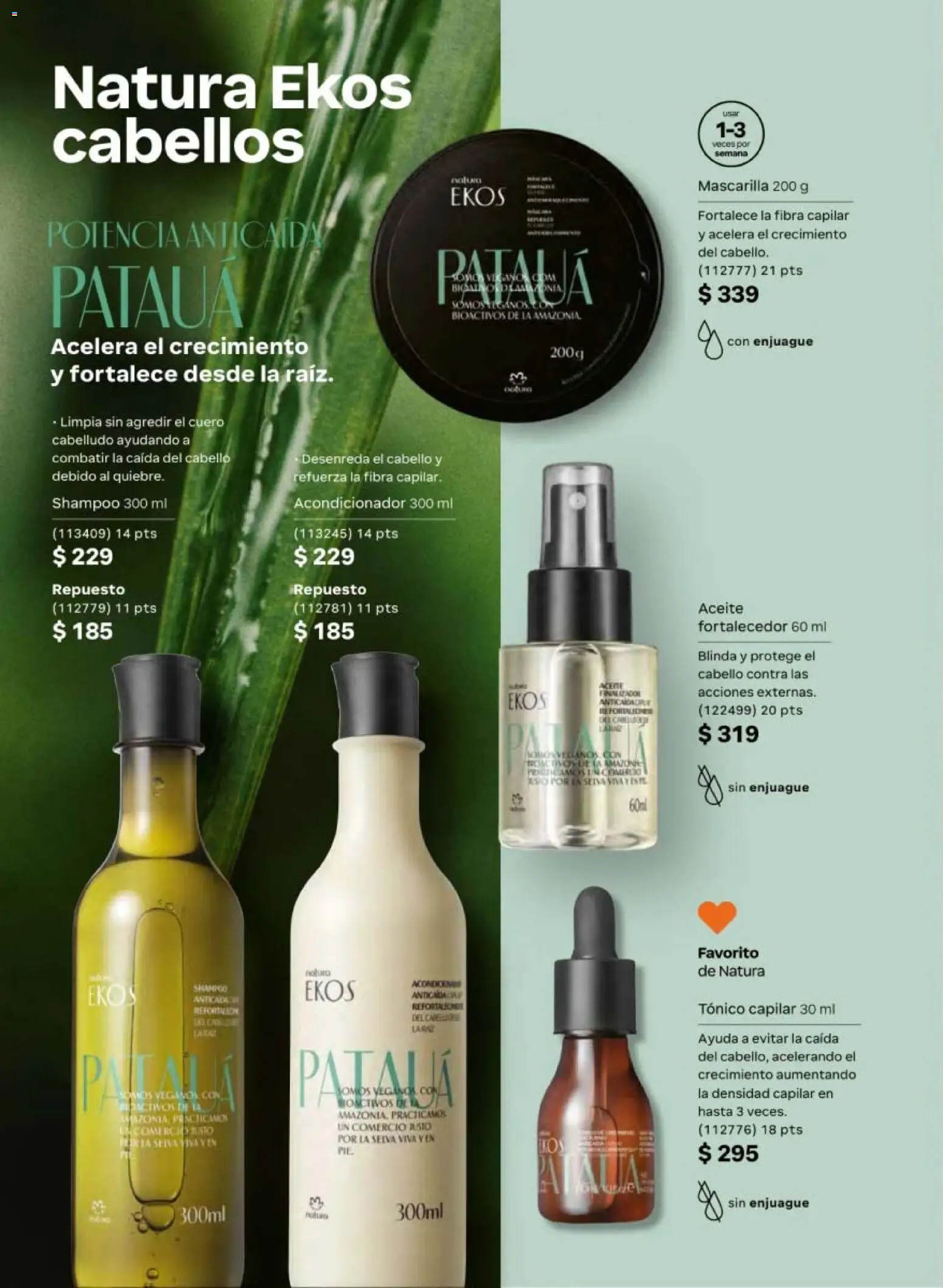 Nuevas ofertas de Natura válidas en toda la República Mexicana desde el 20.02.2026. ¡Encuentra las mejores ofertas en Natura campaña 4 2026! | Página: 130 | Productos: Aceite, Mascarilla, Acondicionador