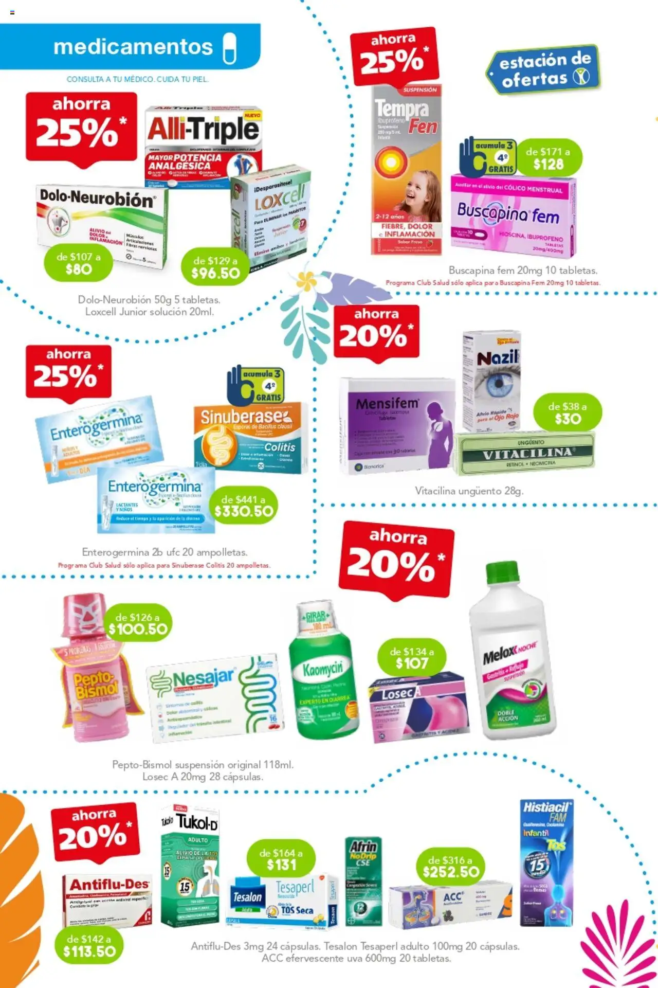 Nuevas ofertas de Farmacia San Pablo válidas en toda la República Mexicana desde el 31.07.2025. ¡Encuentra las mejores ofertas en Farmacia San Pablo - Catálogo! | Página: 9 | Productos: Uva, Caja