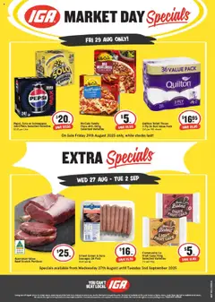 Preview of IGA - Weekend Specials - valid from 27.08.2025