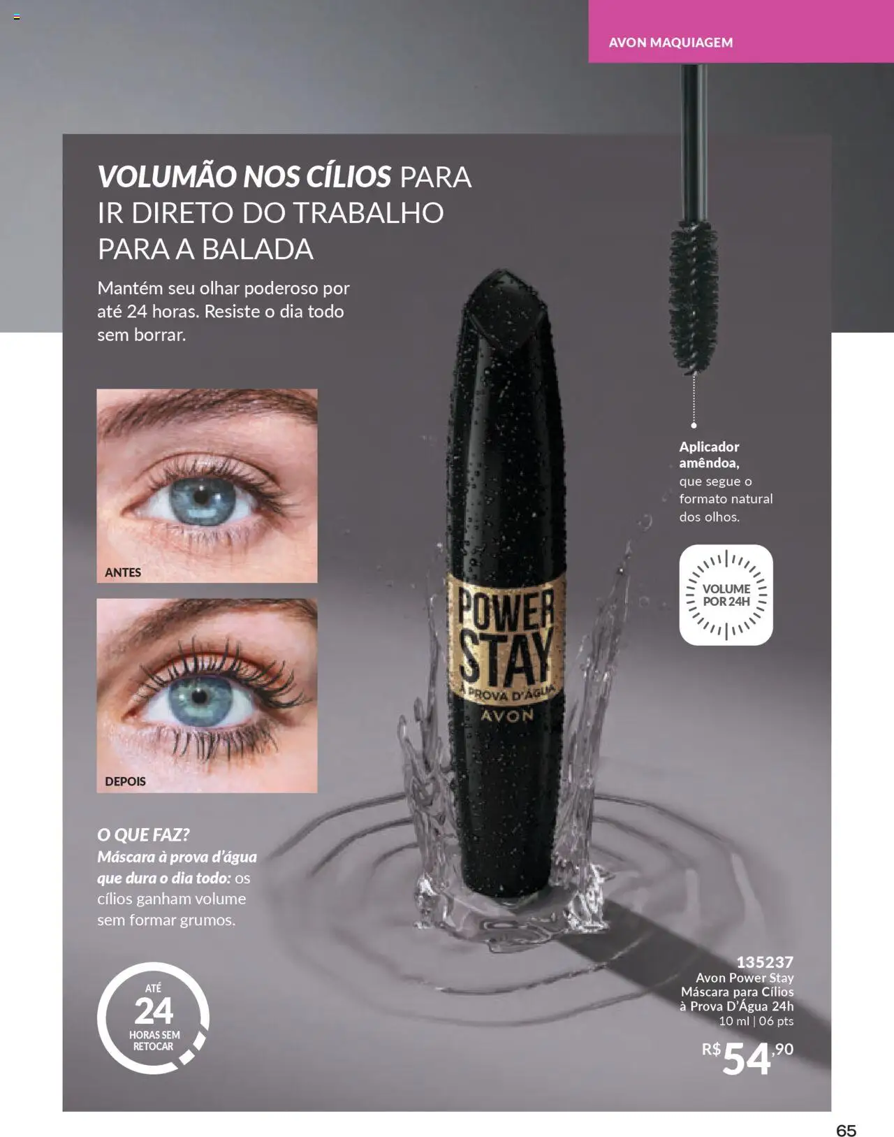 Avon Folheto - válido de 16.06.2025 | Página: 65 | Produtos: Maquiagem, Máscara para cílios