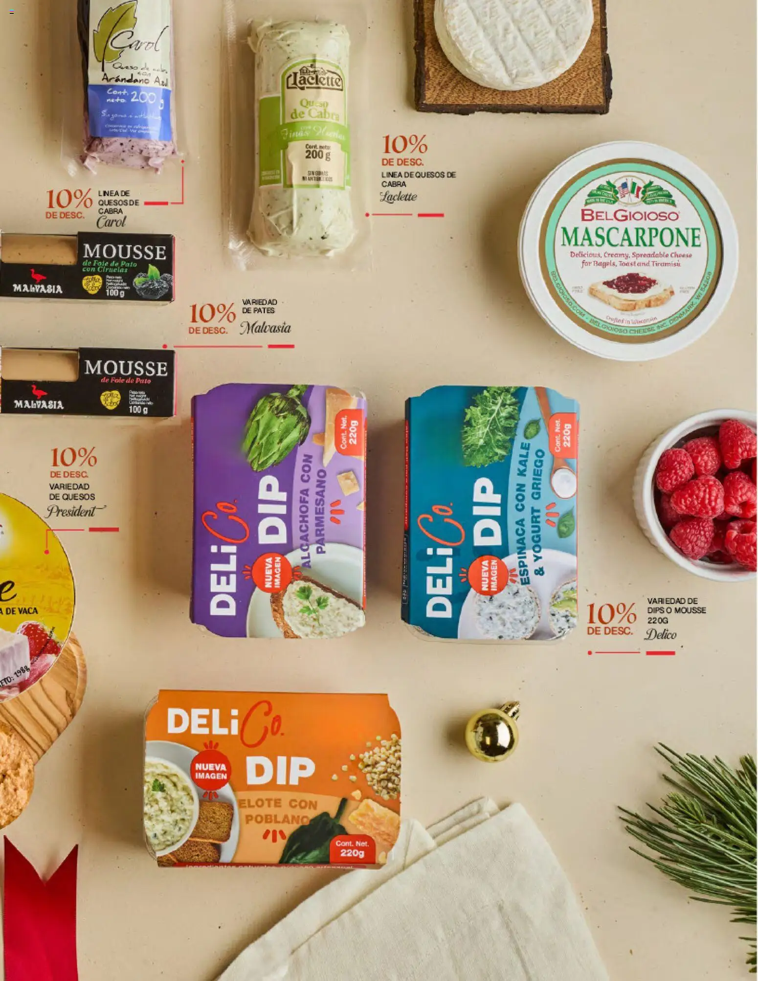 Nuevas ofertas de Alsuper válidas en toda la República Mexicana desde el 25.11.2025. ¡Encuentra las mejores ofertas en Alsuper folleto Gourmet Chihuauha Estado! | Página: 19 | Productos: Queso, Mousse, Espinaca