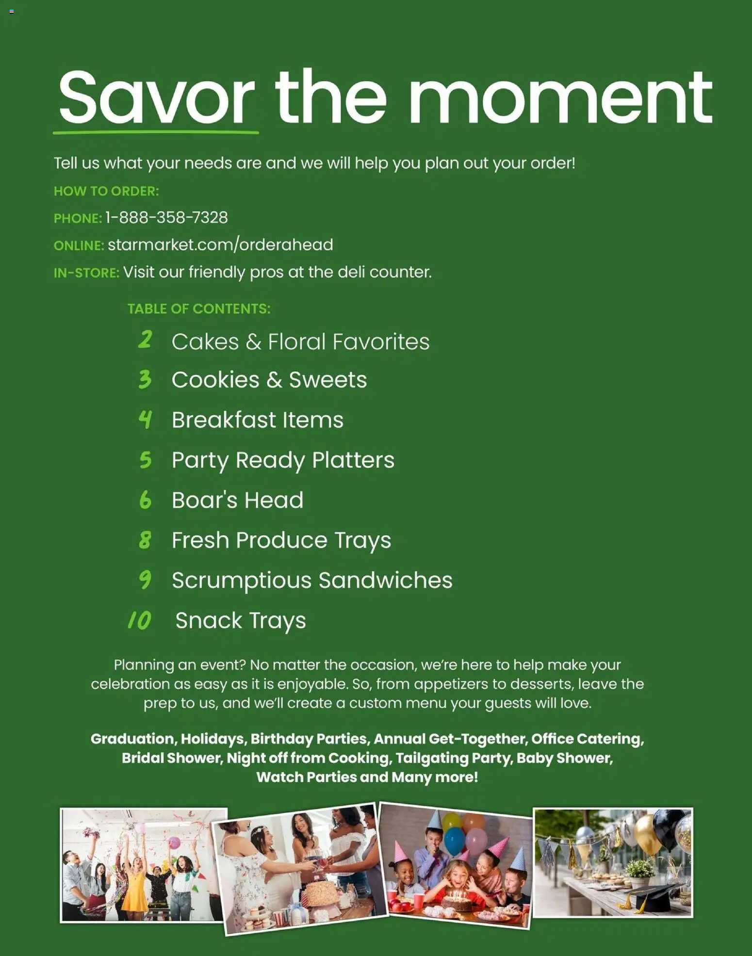 Star Market Entertaining Guide - valid from 28.11.2025 | Page: 2 | Products: Table, Phone, Watch, Sheet