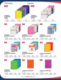 Vista previa de Office Depot catálogo 2025, nuevo folleto de la tienda, válido en México a partir del 09.01.2025 | Página: 146 | Productos: Cuadro, Cuaderno