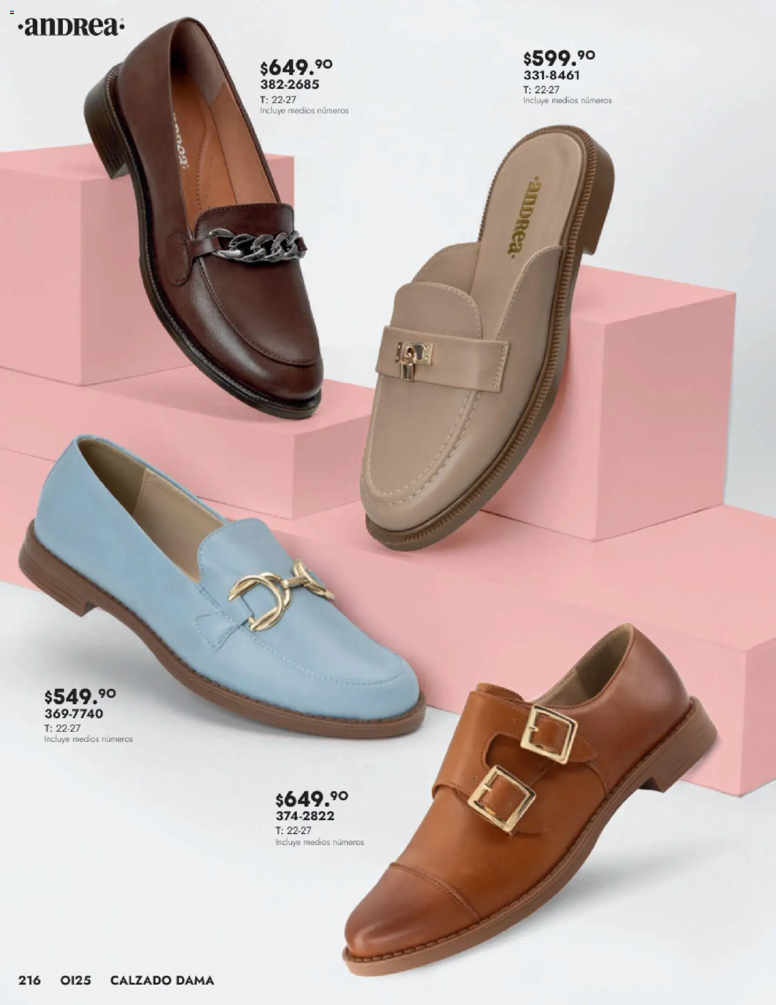 Nuevas ofertas de Andrea válidas en toda la República Mexicana desde el 24.08.2025. ¡Encuentra las mejores ofertas en Andrea - Catálogo Calzado Dama! | Página: 216