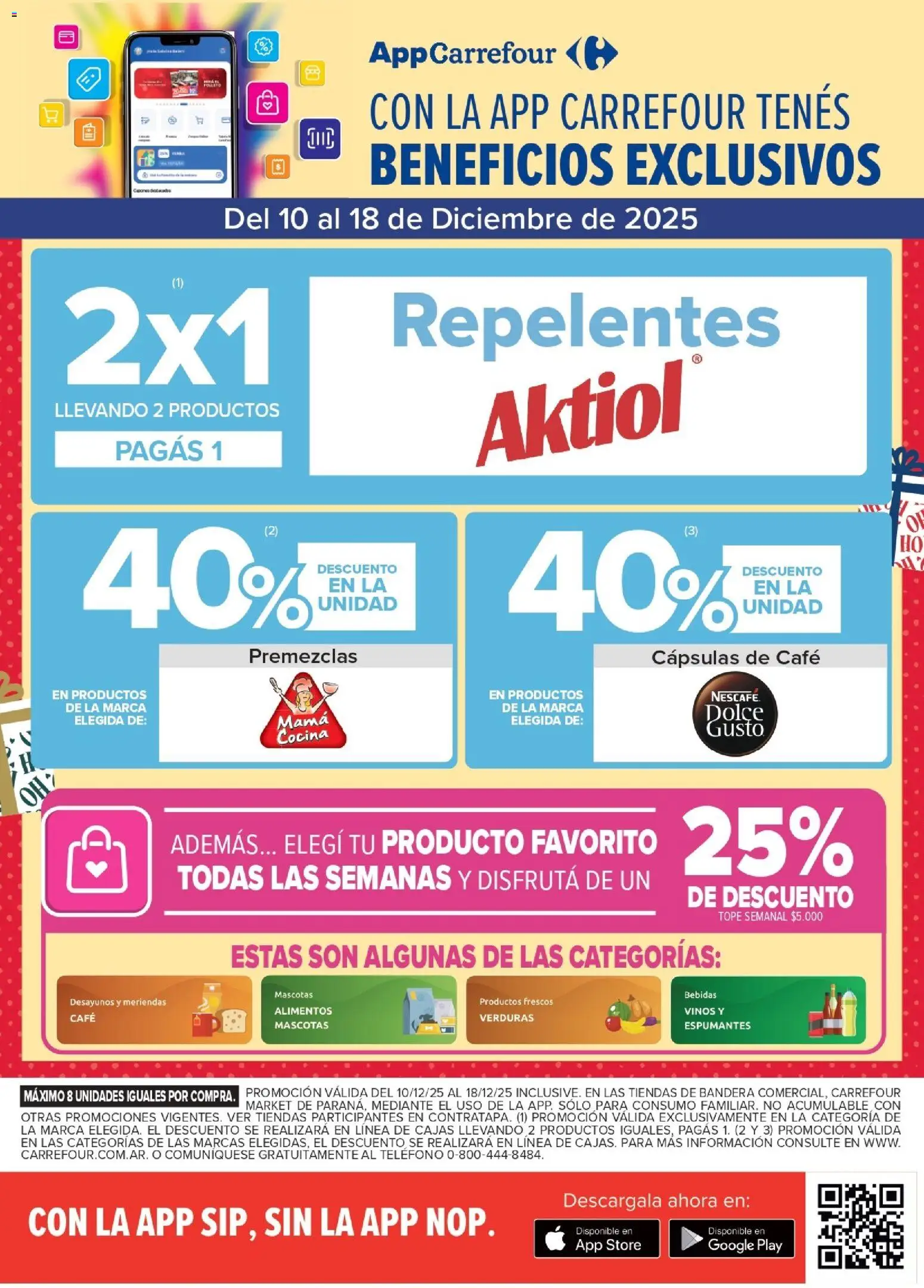 Carrefour Market - Market Paraná  │ válido desde el 10.12.2025 | Página: 3 | Productos: Teléfono, Cocina, Café