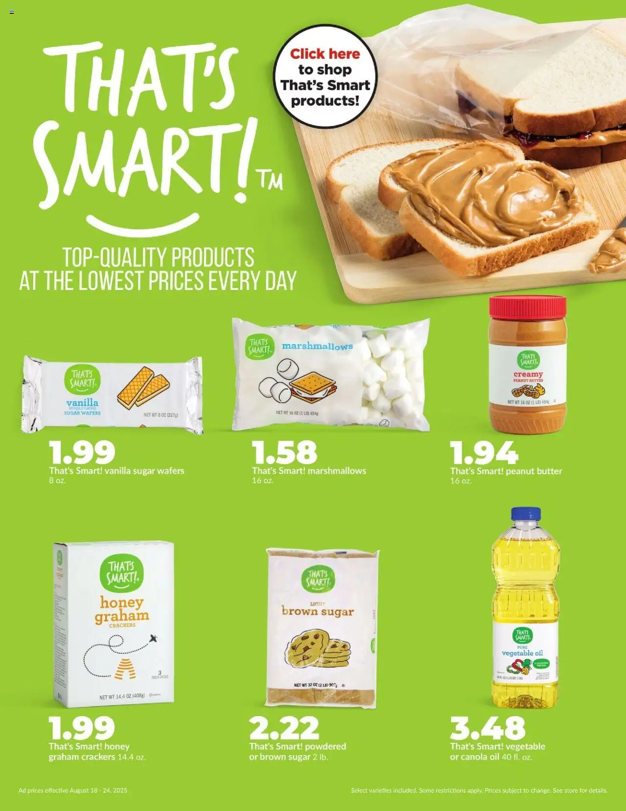HyVee Weekly Ad - valid from 18.08.2025 | Page: 23 | Products: Butter, Oil, Sugar