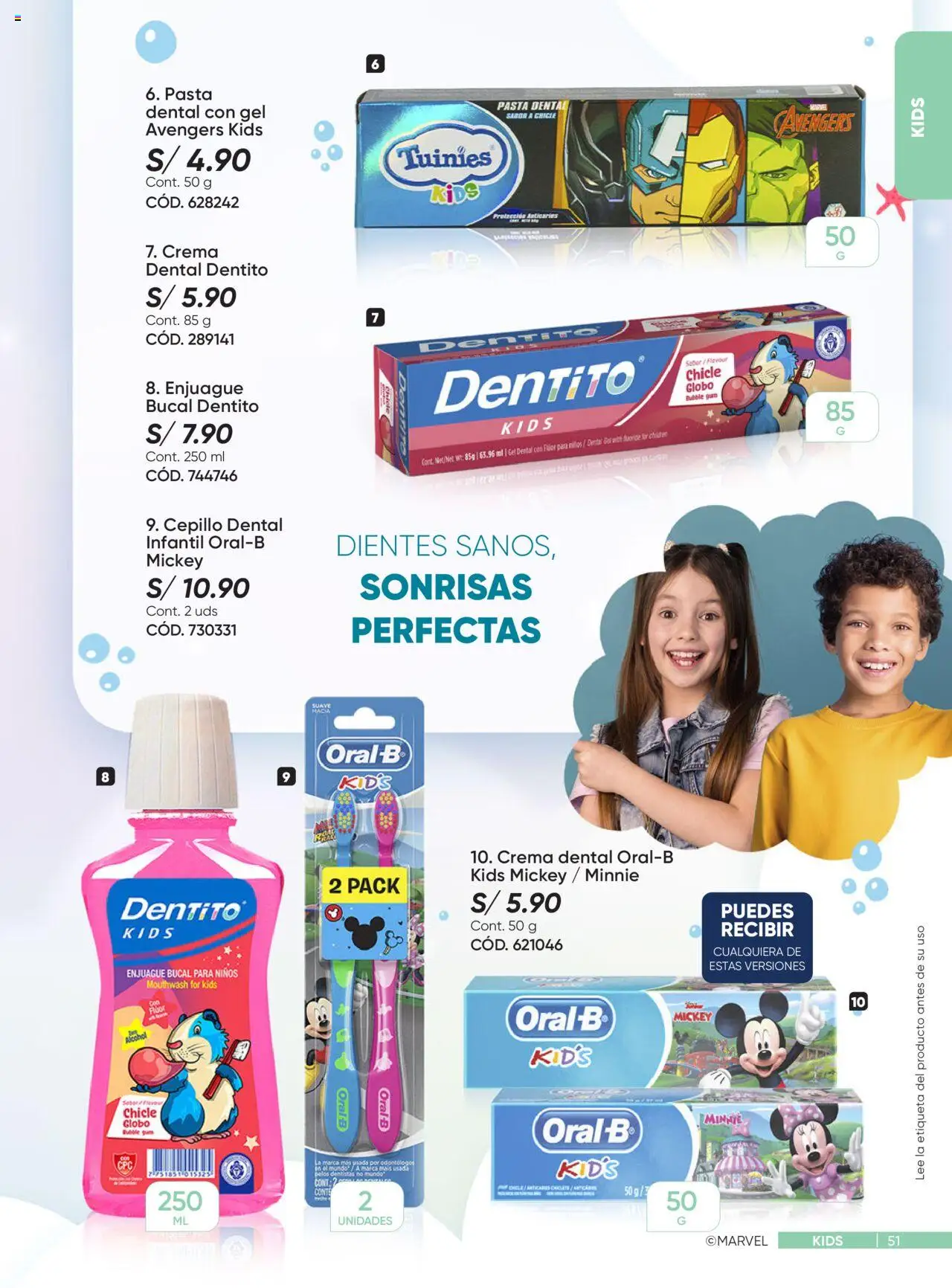 Catálogo Azzorti válido desde 29.09.2025 | Página: 51 | Productos: Pasta dental, Enjuague bucal, Pasta, Crema