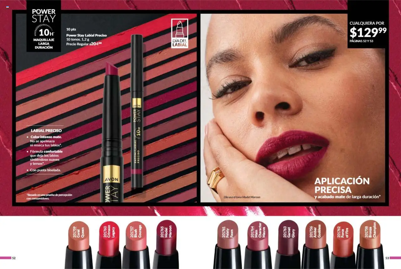 Nuevas ofertas de AVON válidas en toda la República Mexicana desde el 11.07.2025. ¡Encuentra las mejores ofertas en AVON campaña 11 2025! | Página: 28 | Productos: Mate, Maquillaje