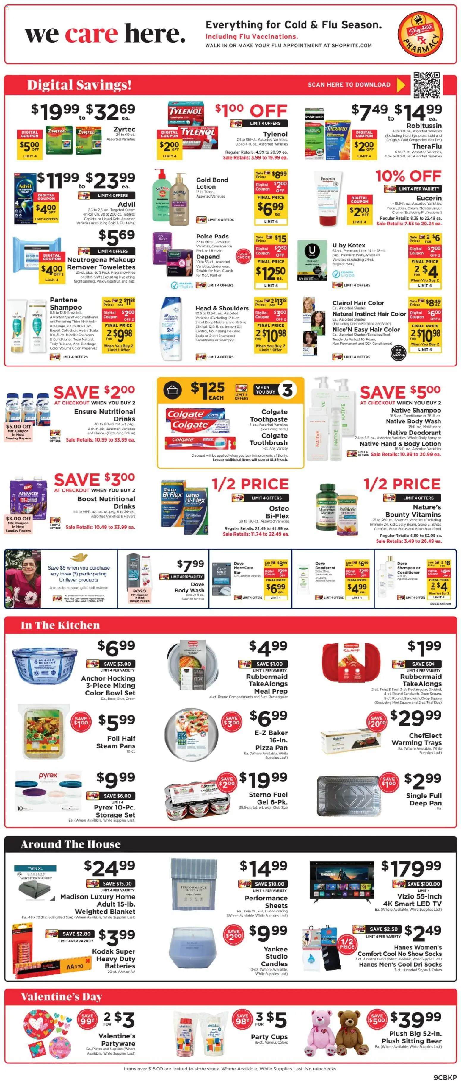 ShopRite Weekly Ad - valid from 30.01.2026 | Page: 10 | Products: Blanket, Pan, Pizza, Grapefruit