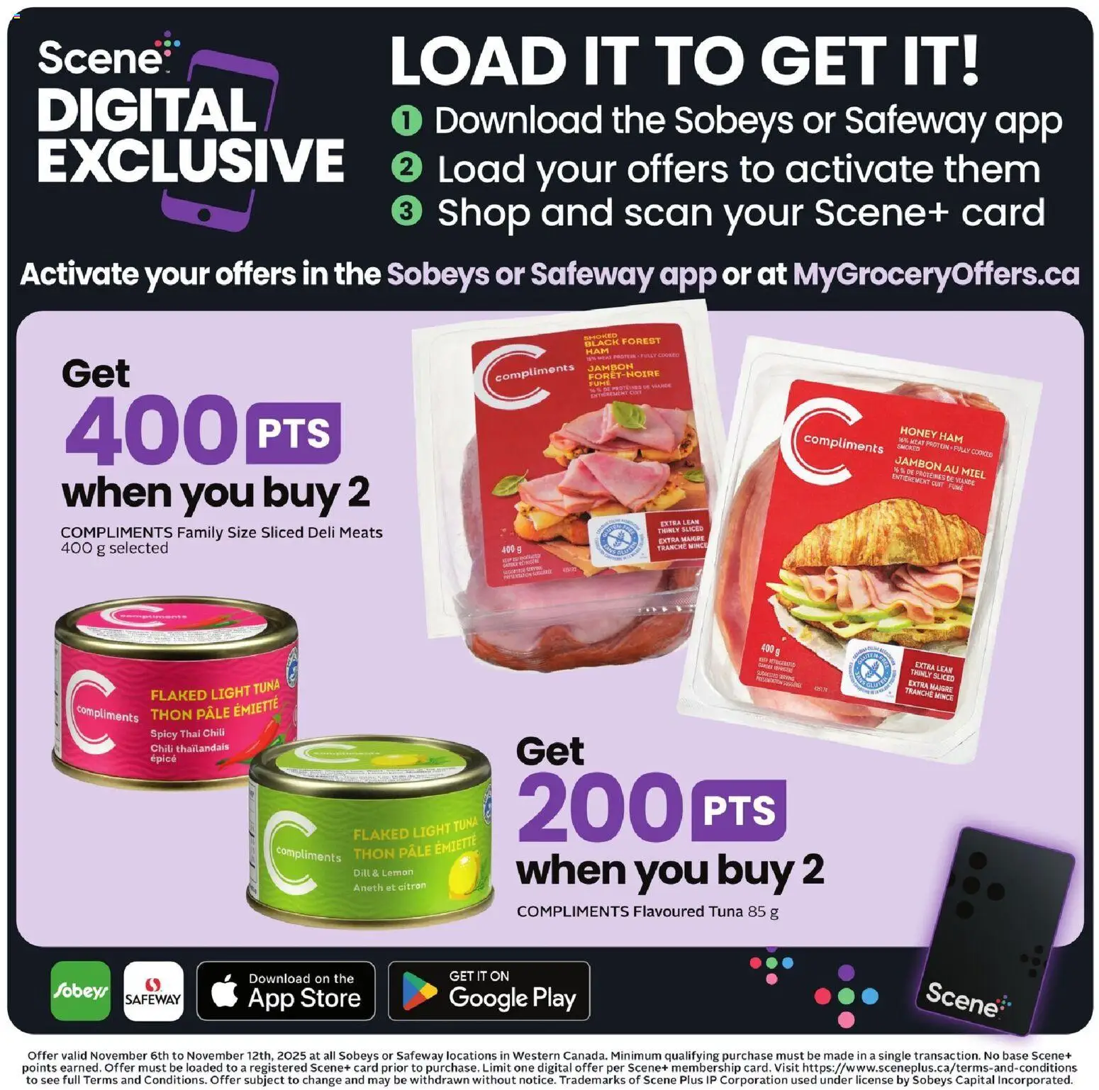 Safeway flyer valid from 06.11.2025 | Page: 13 | Products: Ham